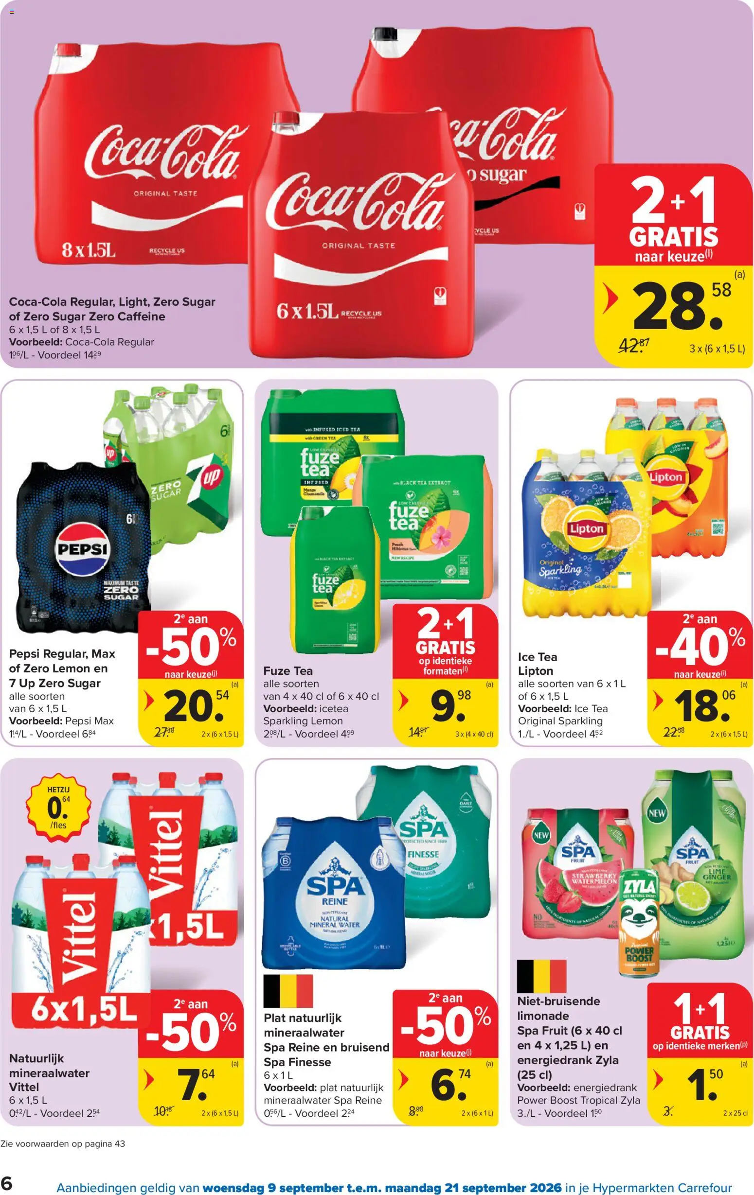 {H1} | Pagina: 6 | Producten: Fles, Pepsi, Pepsi max, Water