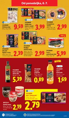 Lidl katalog akcije – veljaven od 02.07.2026 | Stran: 47 | Izdelki: Kozice, Oljčno olje, Sol, Morski sadezi