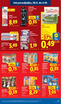 COSHIDA, Hrana za, mačke, 4 x 100 g, 1 kg = 2.63, Piletina i, govedina ili, janjetina i, puretina - Pregled kataloga iz trgovine Lidl, vrijedi od 28.09.2026 | Stranica: 23