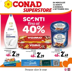 Anteprima del volantino Conad volantino Superstore Sicilia valido a partire dal 26/08/2026