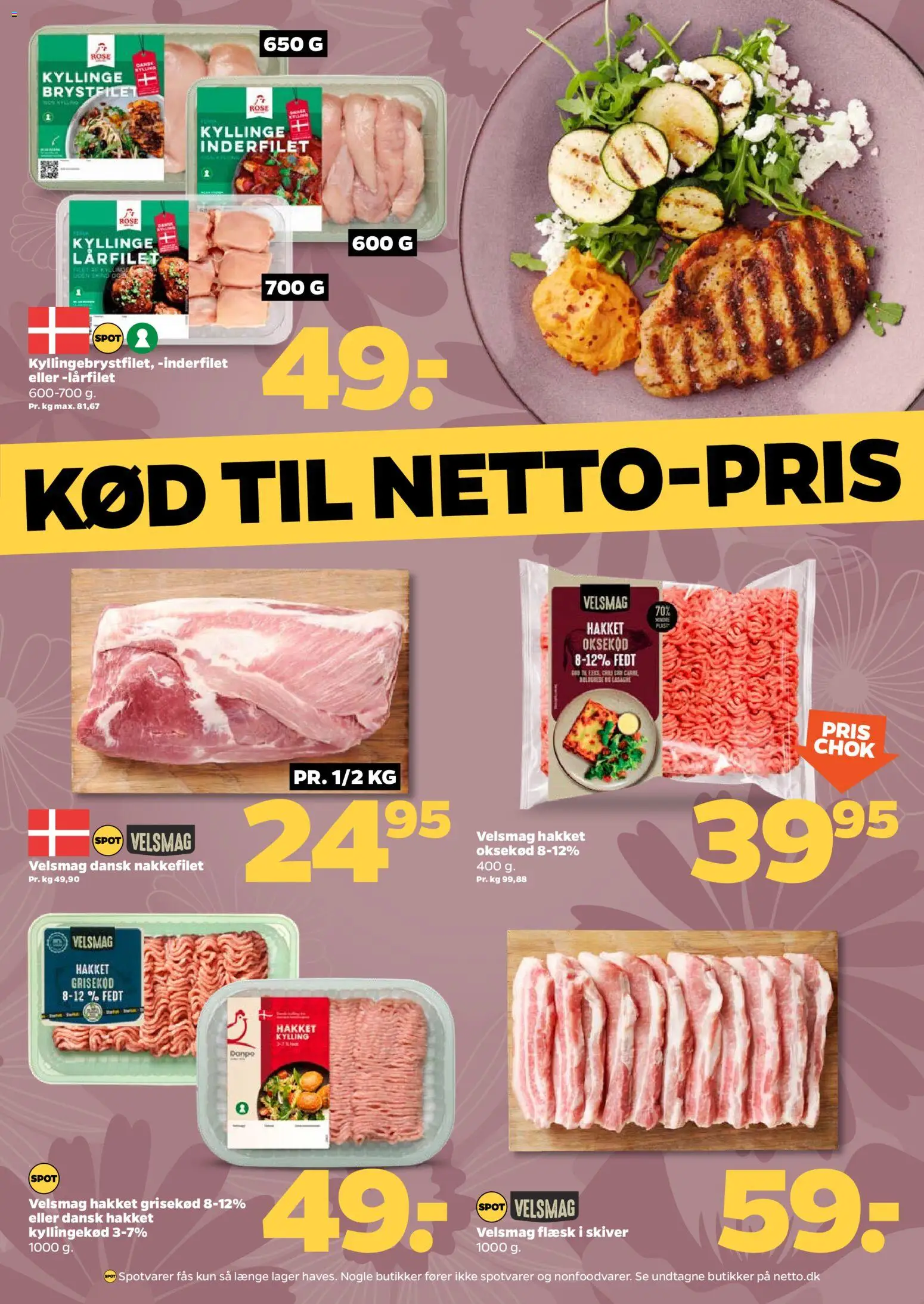 Netto tilbudsavis – gyldig fra 11/07/2026 | Side: 6 | Produkter: Kyllingekød, Oksekød, Nakkefilet