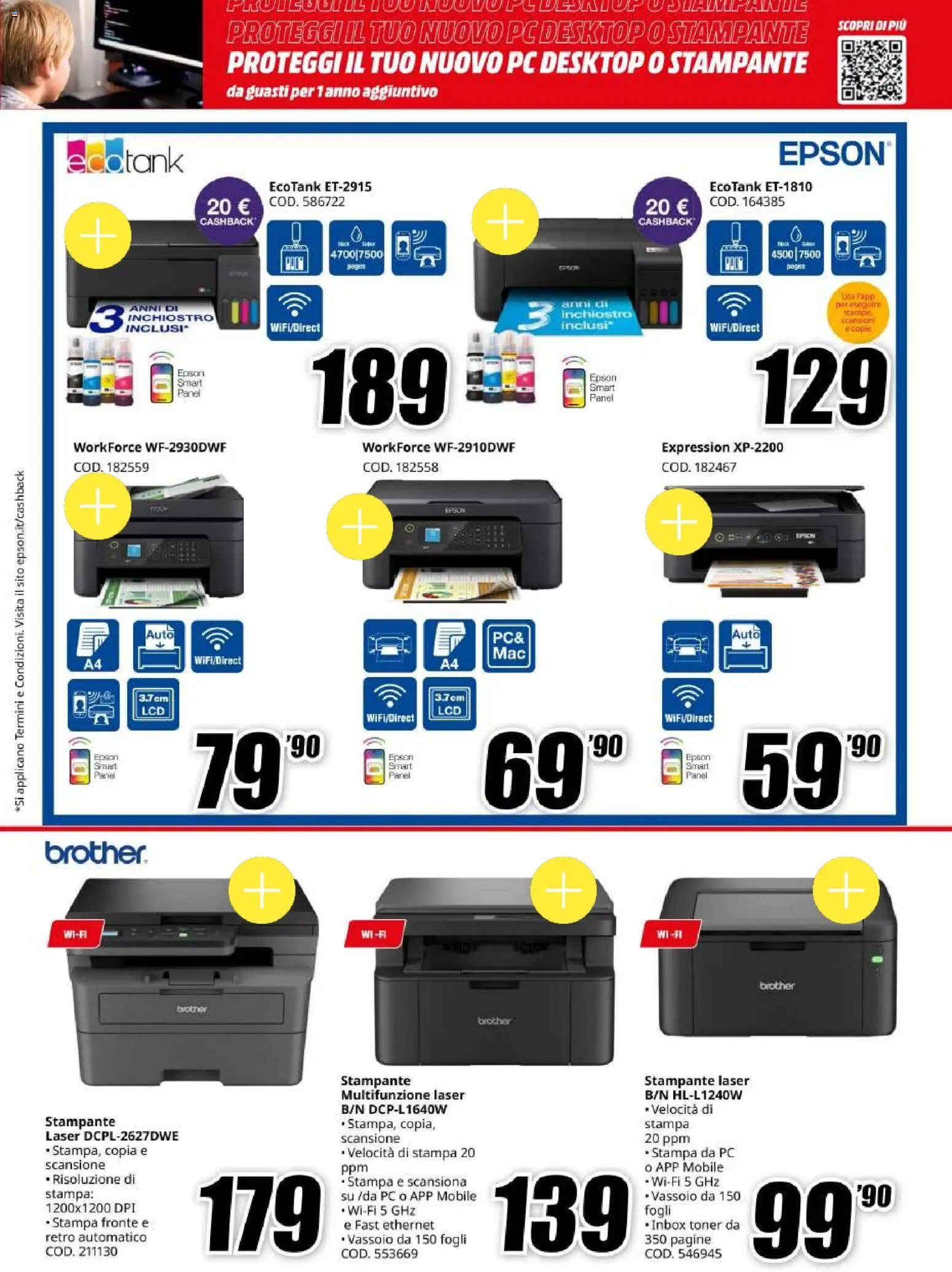 Volantino Media World del 06/10/2026 | Pagina: 9 | Prodotti: PC, Stampante, Toner, Stampa