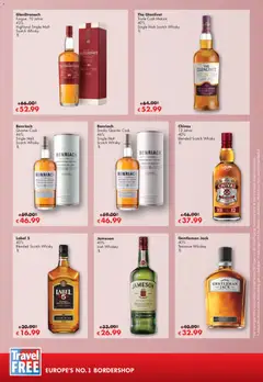 Travel Free Angebote ab 01.05.2026 gültig | Seite: 7 | Produkte: Whisky, Regal, Jameson, Whiskey