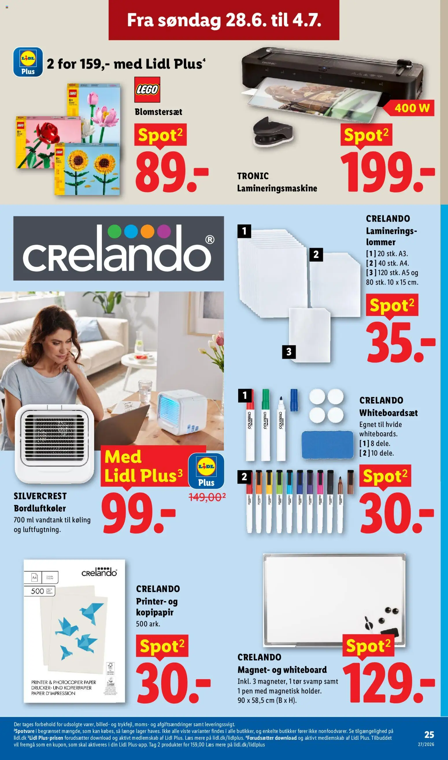 Lidl tilbudsavis – gyldig fra 28/06/2026 | Side: 9 | Produkter: Svamp, Printer, Søm, Magnet