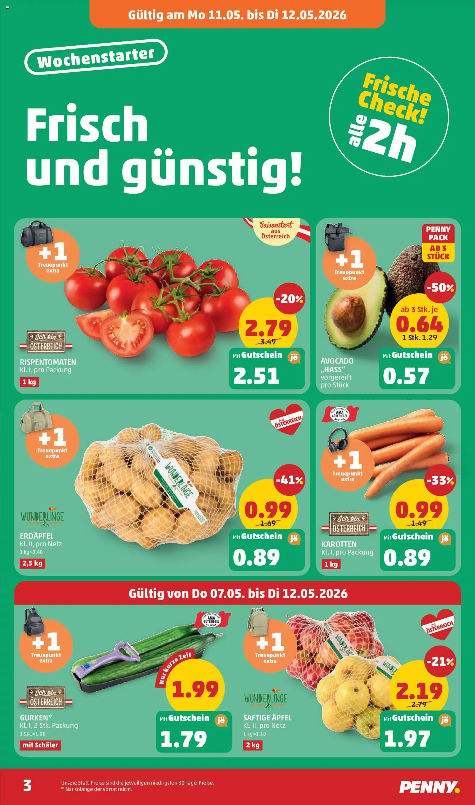 Die besten Angebote | Penny Markt - Flugblatt ab 07.05.2026 | - Jetzt stöbern! | Österreich