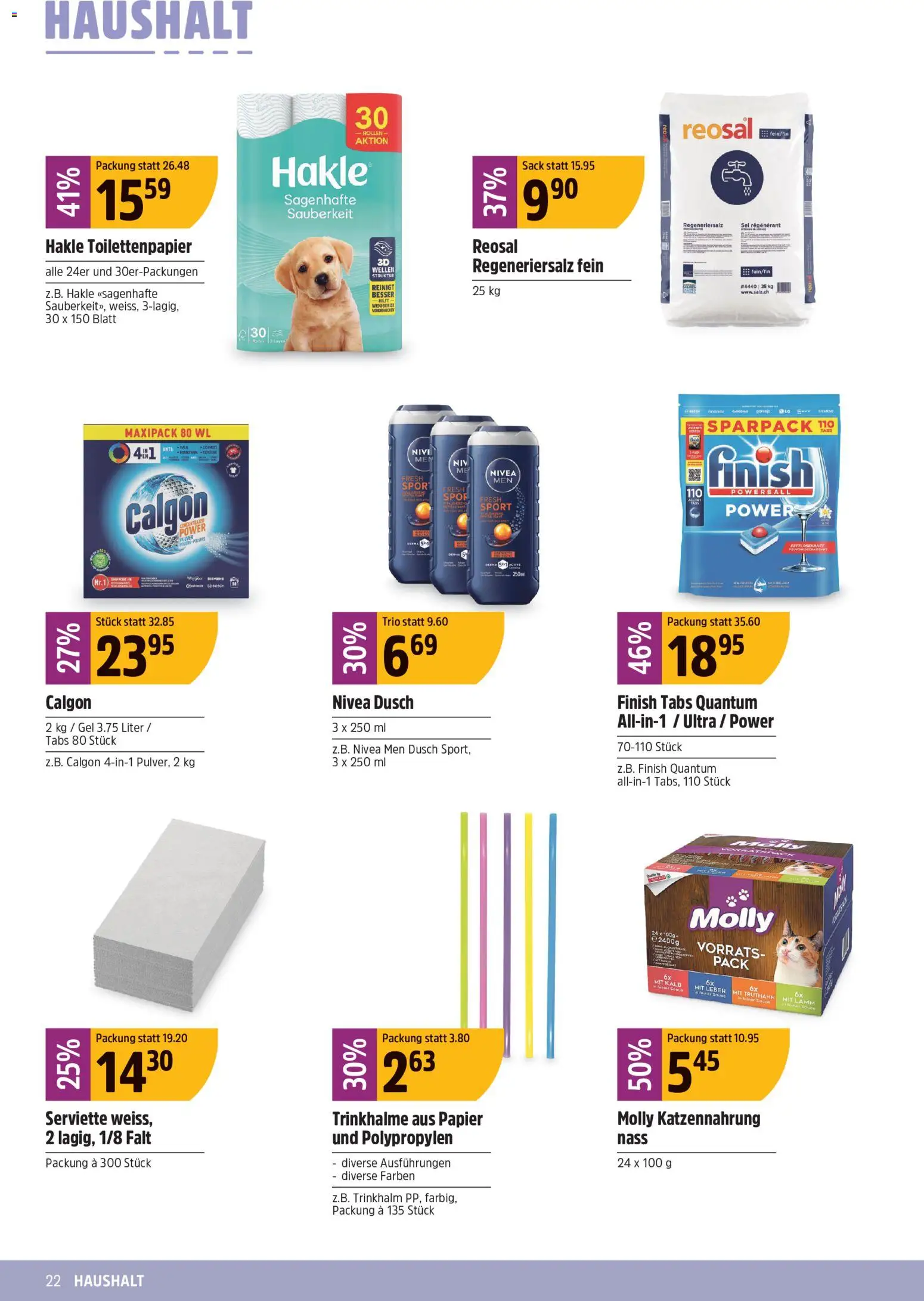 TopCC aktionen – gültig ab 24.08.2026 | Seite: 22 | Produkte: Pulver, Toilettenpapier