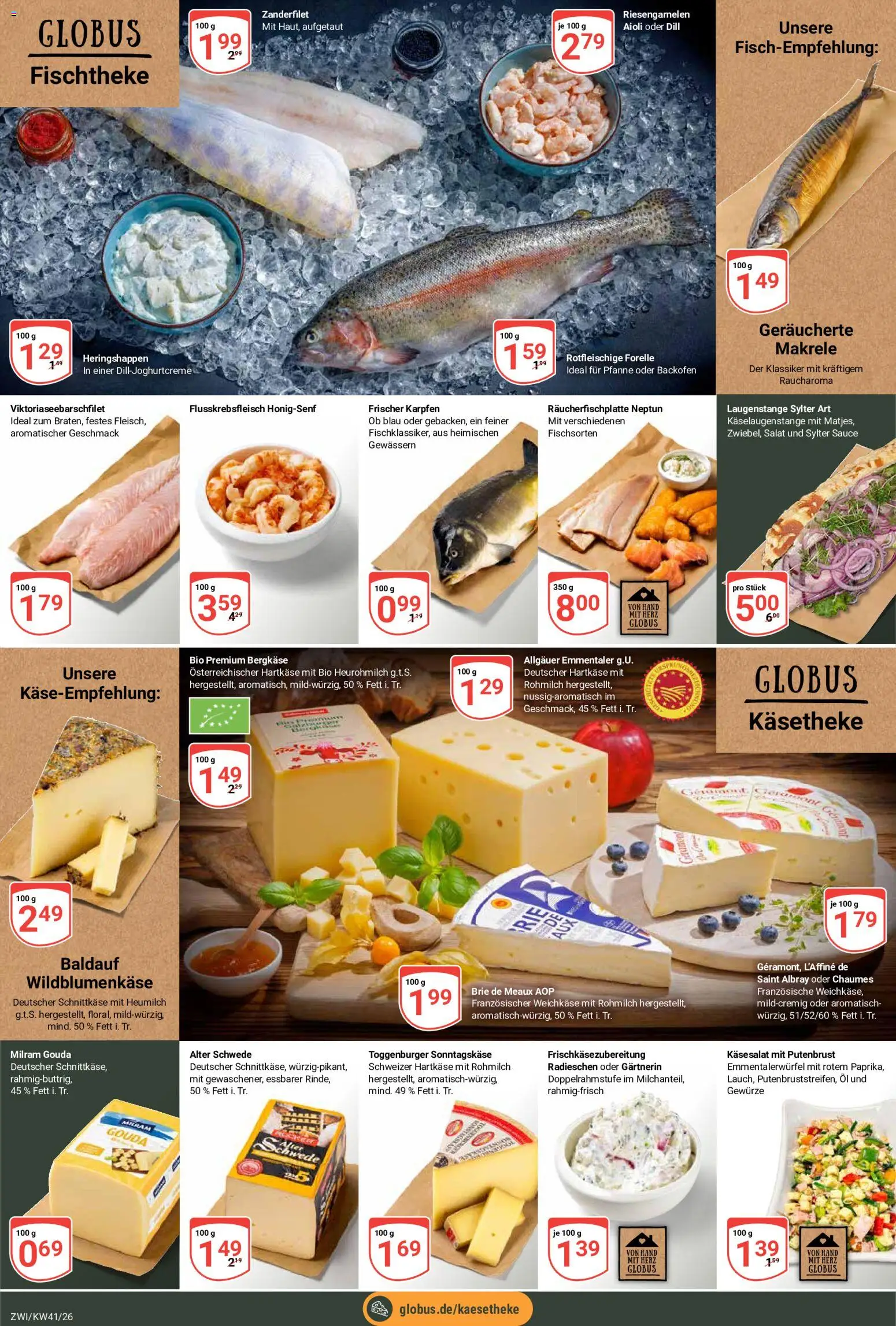 Globus Prospekt Zwickau – gültig ab 05.10.2026 | Seite: 12 | Produkte: Gouda, Gewürze, Dill, Makrele