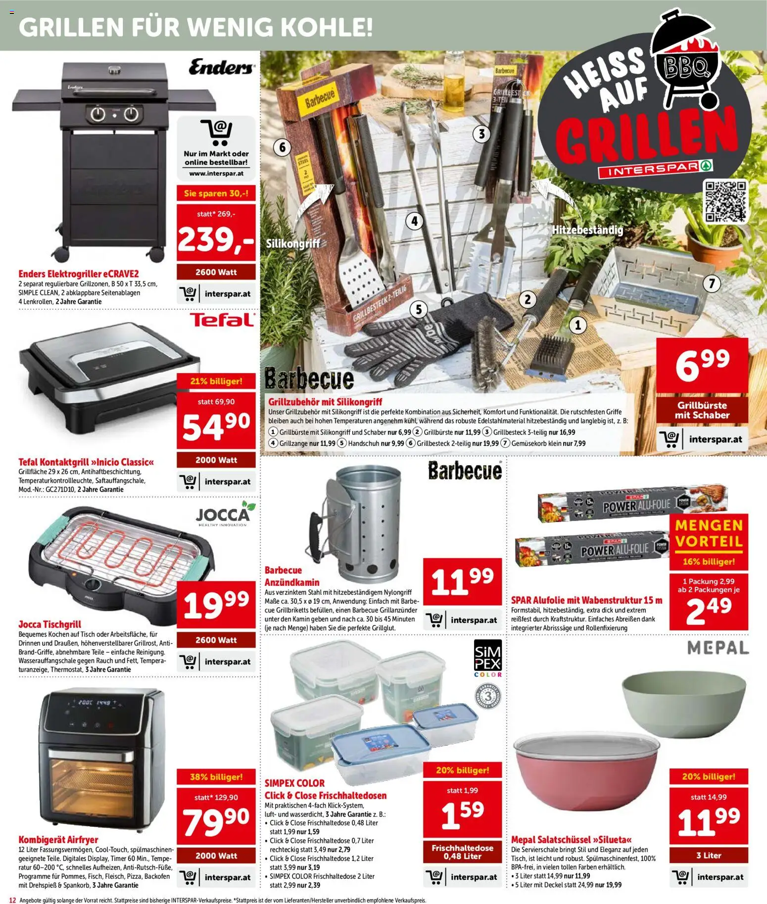 Interspar Flugblatt - Vorarlberg gültig ab 05.03.2026 | Seite: 12 | Produkte: Tisch