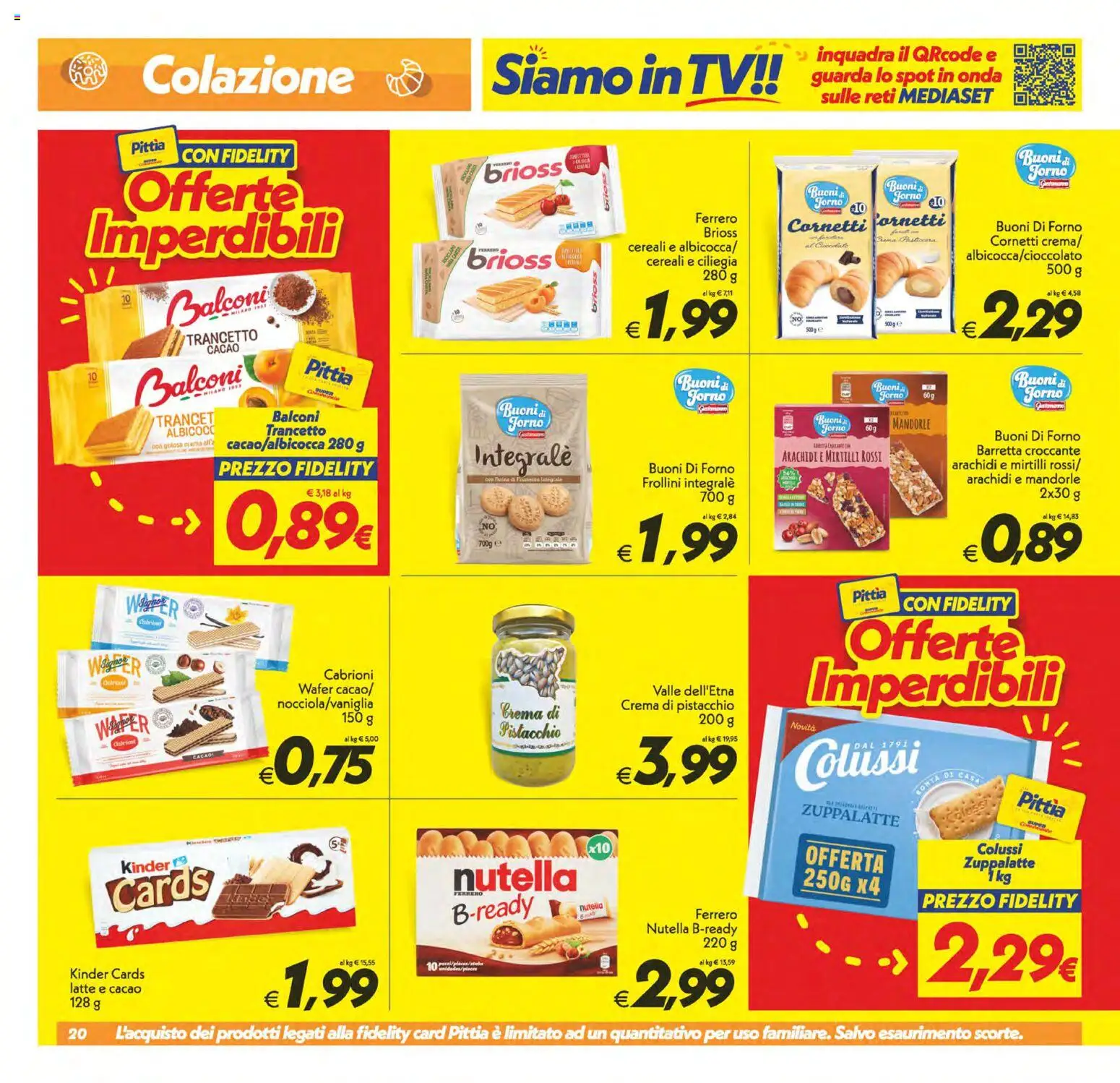 Volantino SuperConveniente del 09.06.2026 | Pagina: 20 | Prodotti: Barretta, Cacao, Forno, Frollini
