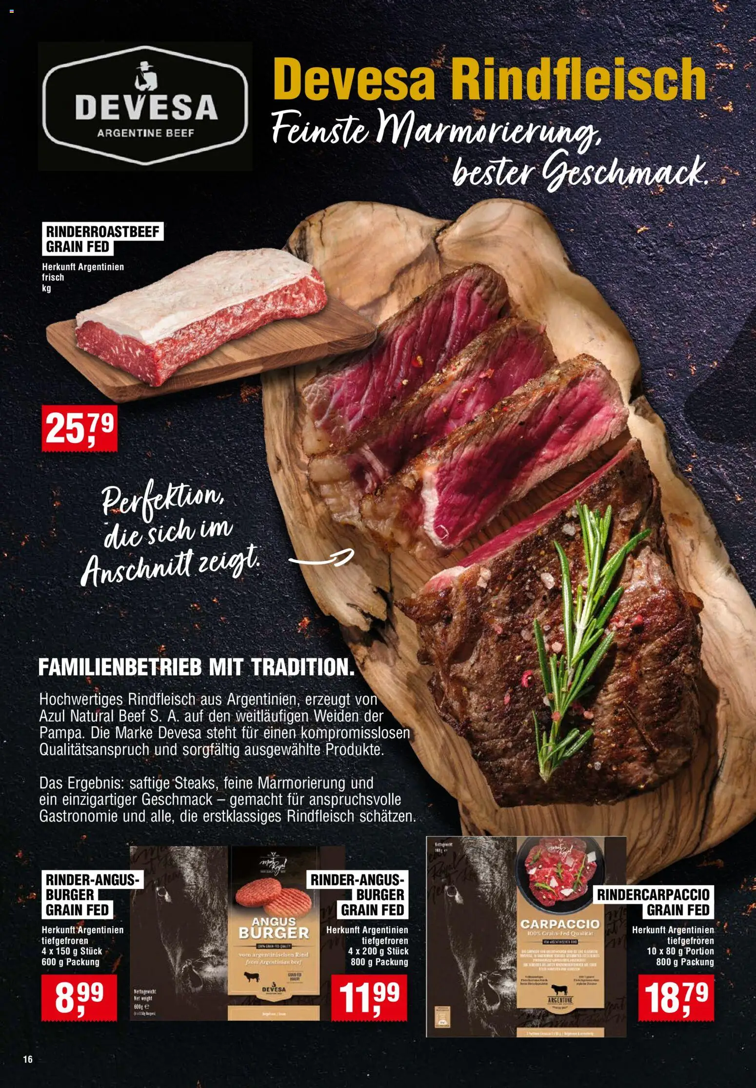Handelshof Prospekt – gültig ab 22.10.2026 | Seite: 16 | Produkte: Burger, Rindfleisch