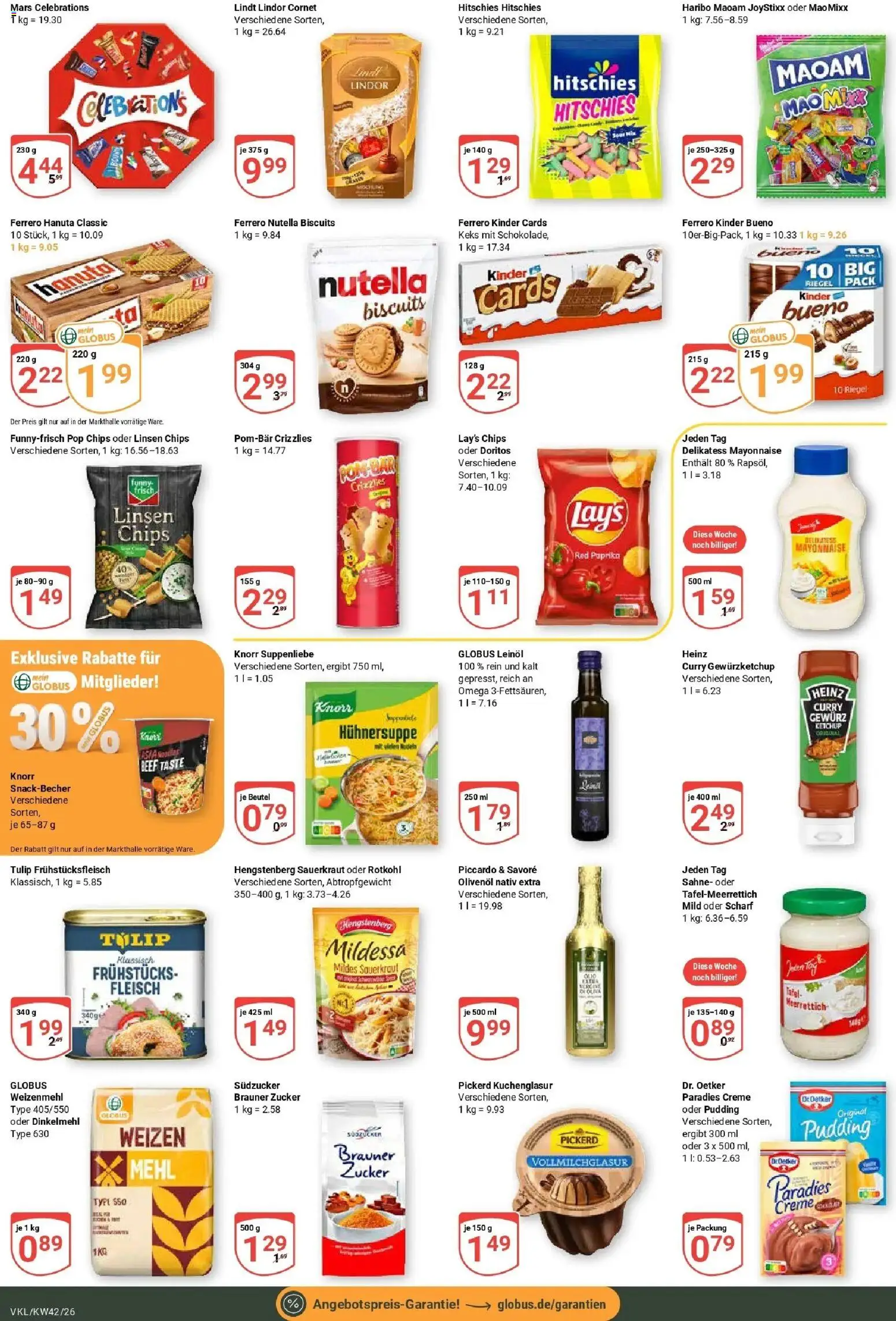 Globus Prospekt Völklingen (ab 12.10.2026) » Angebote online | Seite: 17 | Produkte: Pudding, Mayonnaise, Ketchup, Sahne