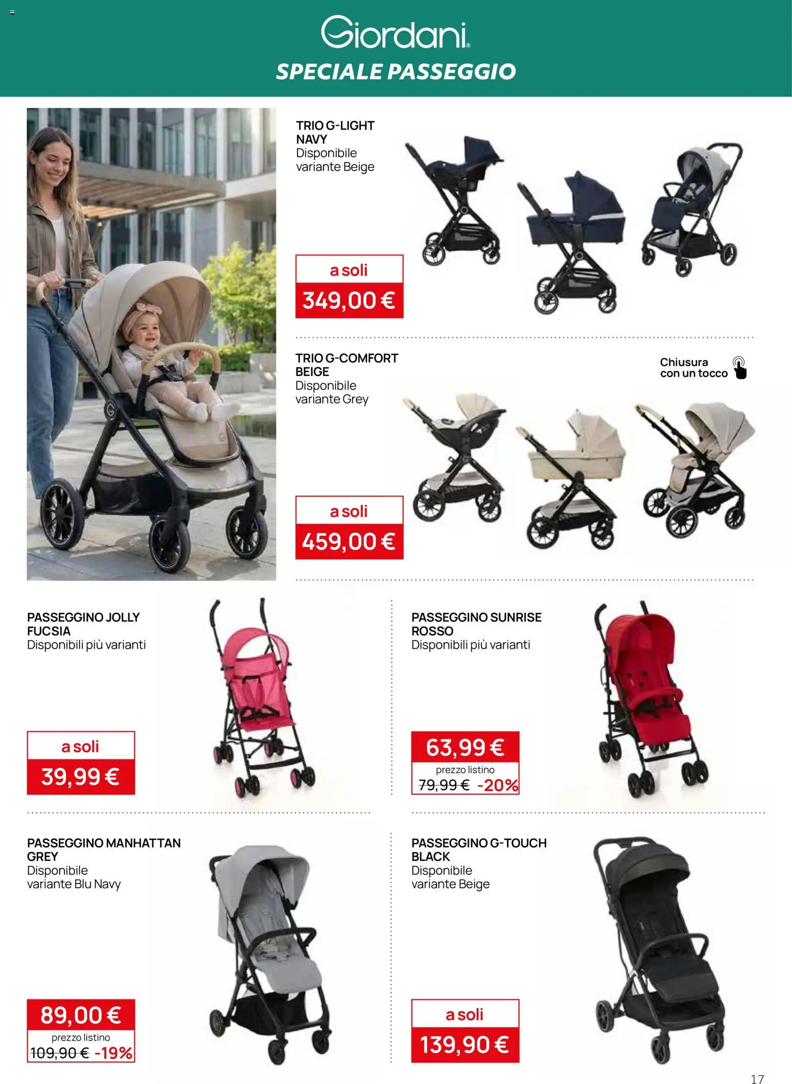 Volantino Prenatal del 08/10/2026 | Pagina: 17 | Prodotti: Passeggino