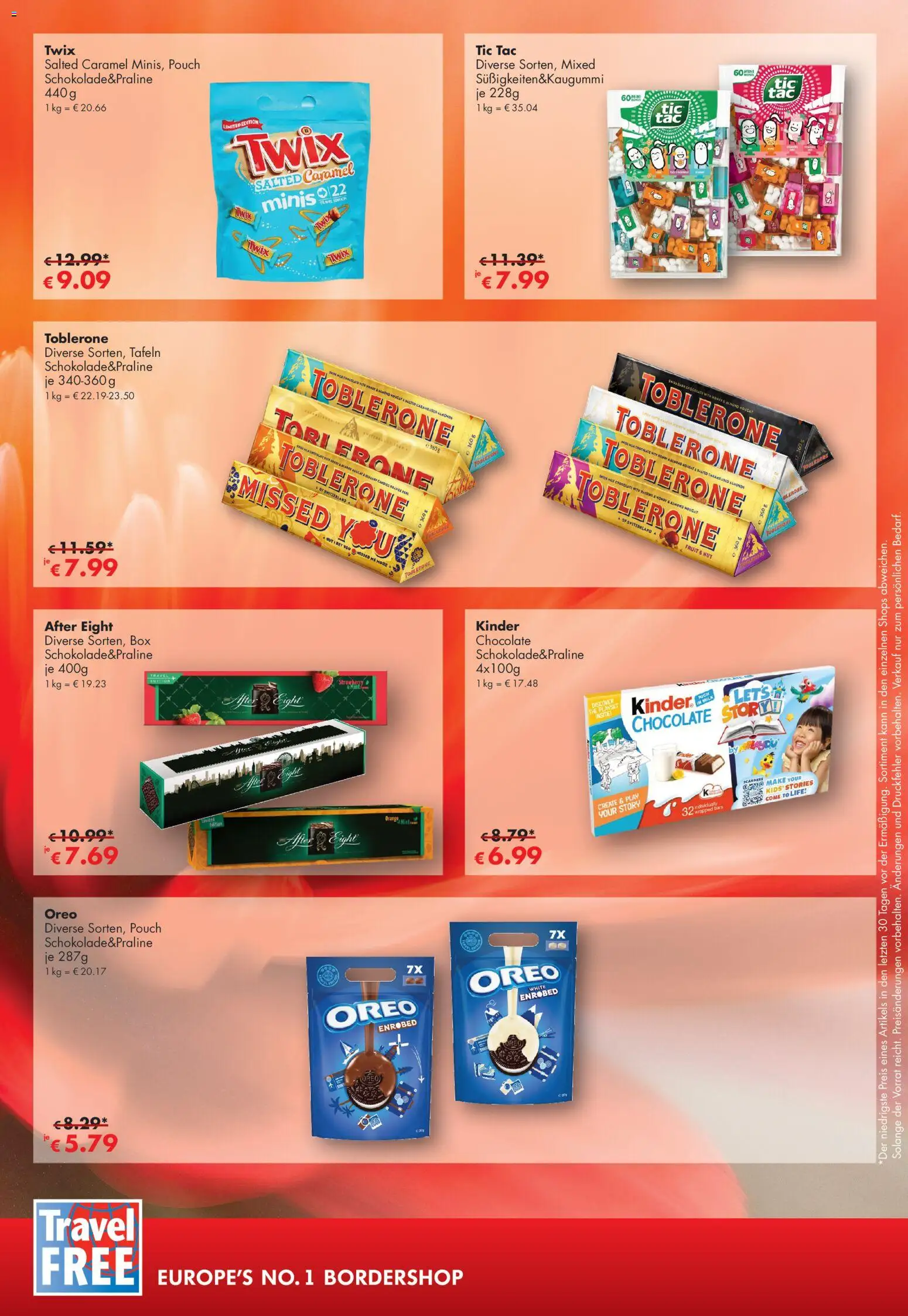 Travel Free Angebote – gültig ab 01.06.2026 | Seite: 3 | Produkte: Box, Twix