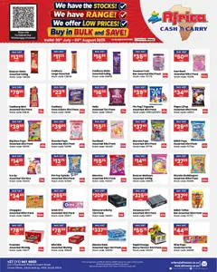Africa Cash & Carry specials catalogue – valid from 30/07/2026 | Page: 24 | Products: Box, Cream, Stock, Fruit