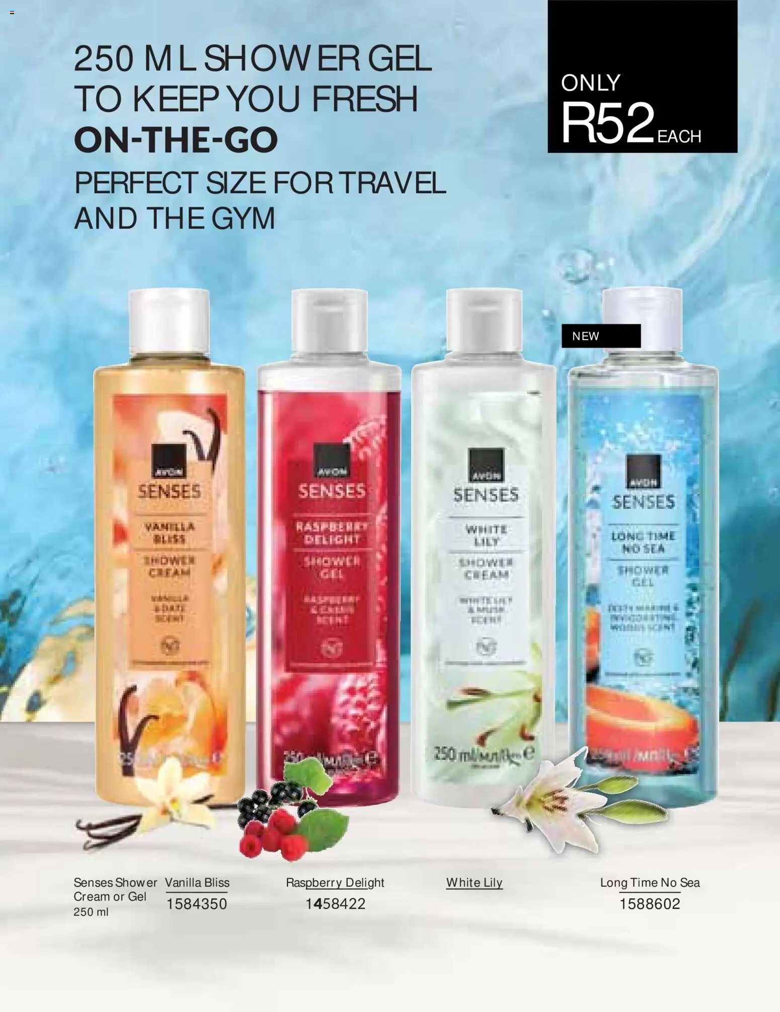 New Avon catalogue – valid from 01/07/2026 | Page: 153 | Products: Shower, Cream, Shower gel
