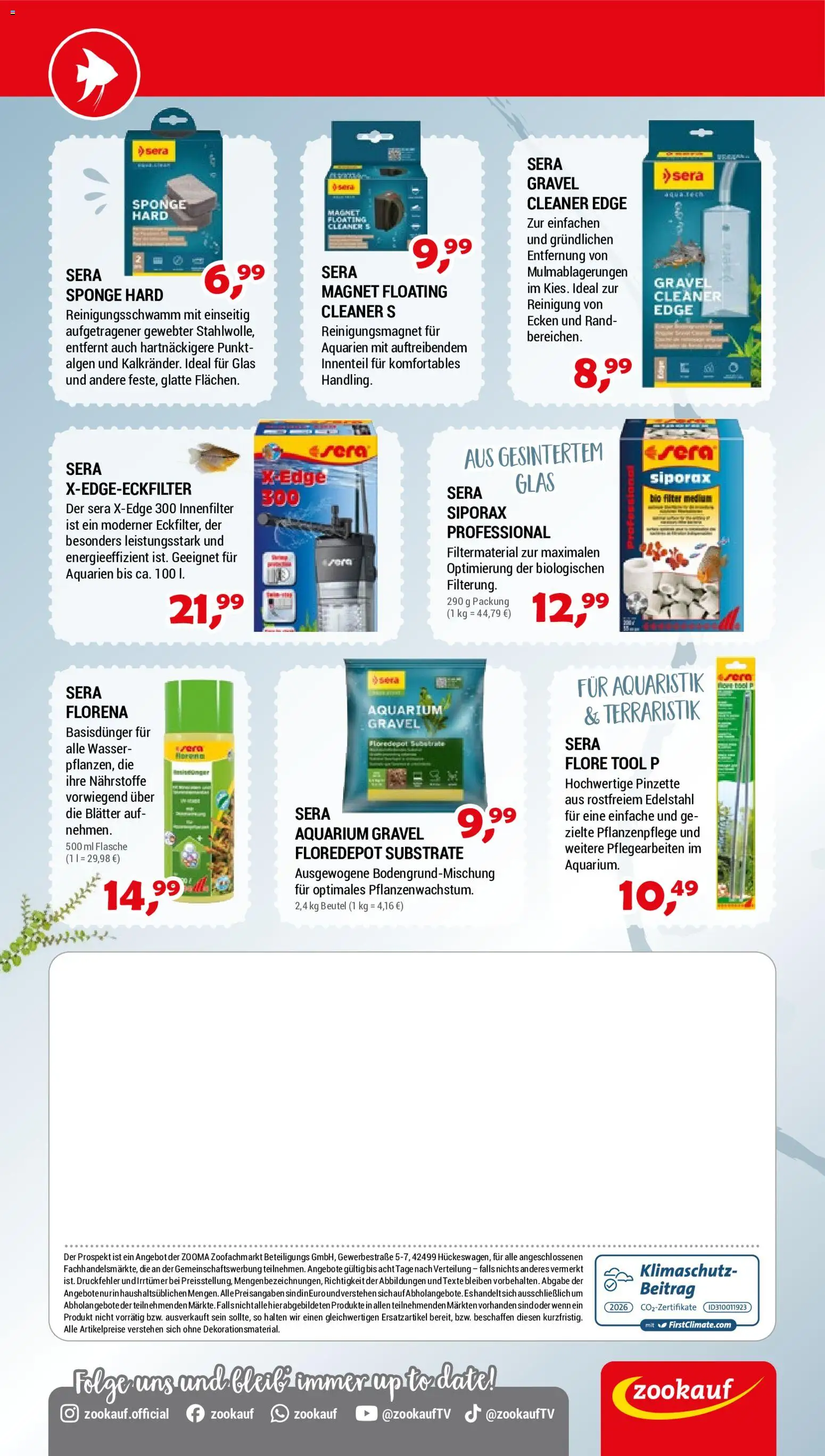 zookauf Prospekt – gültig ab 26.09.2026 | Seite: 12 | Produkte: Wasser, Pinzette