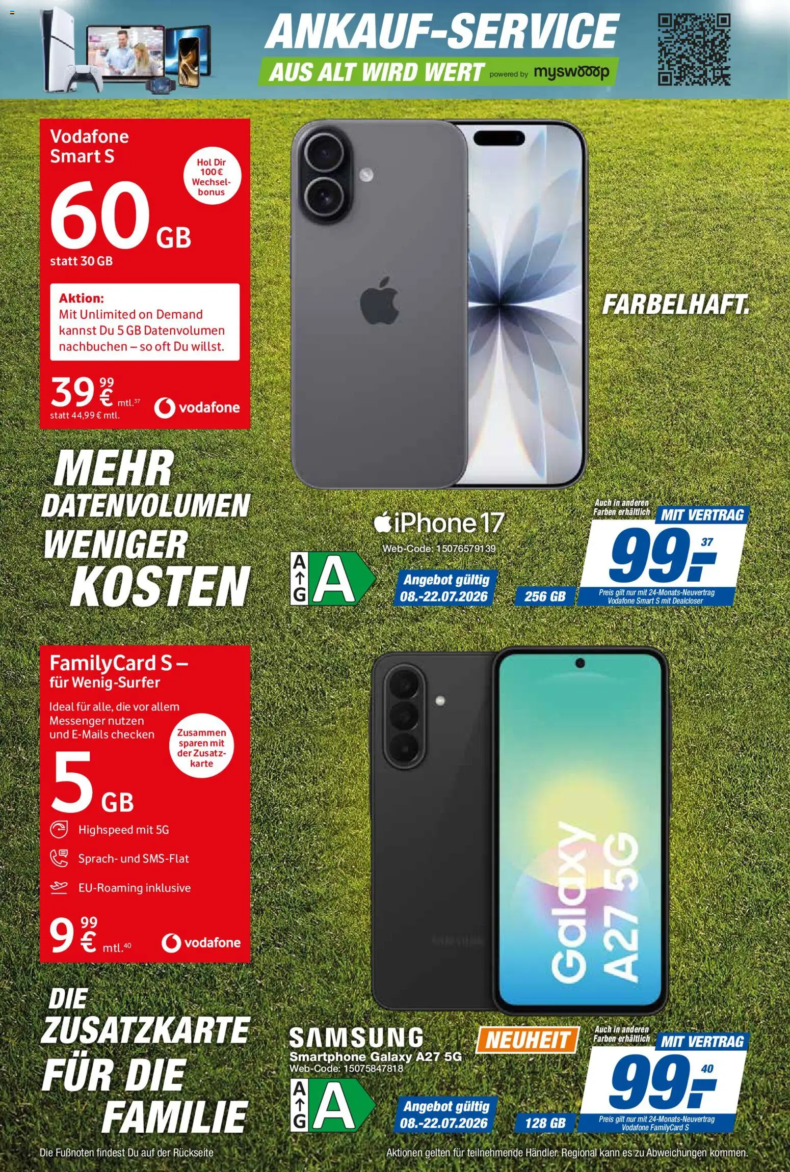 Expert Smarthphone Highlights im Juli – gültig ab 01.07.2026 | Seite: 20 | Produkte: Samsung, Iphone, Smartphone