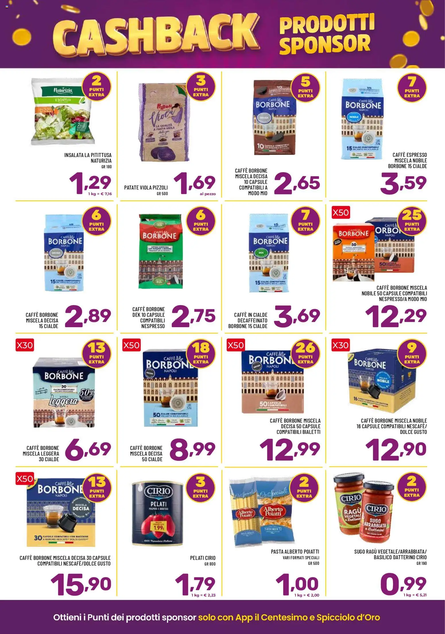 Volantino Il Centesimo del 11/09/2026 | Pagina: 2 | Prodotti: Pasta, Nescafé, Caffè in cialde, Borbone