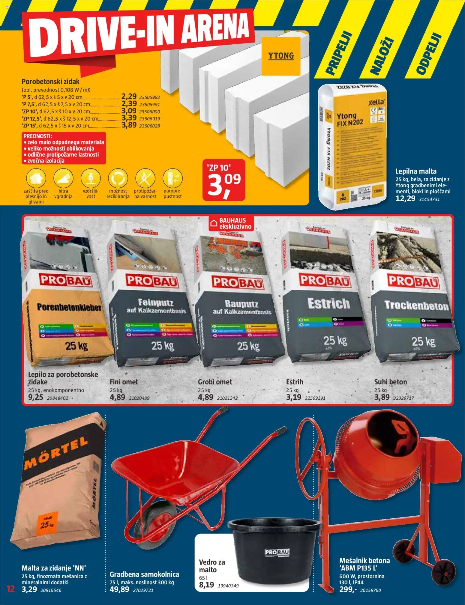Novi Bauhaus katalog ponudbe – veljaven od 29.07.2026 | Stran: 12