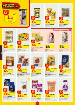 Pré-visualização Auchan folheto válido de 17/09/2026 | Página: 44 | Produtos: Ração, Snacks, Presunto, Arroz