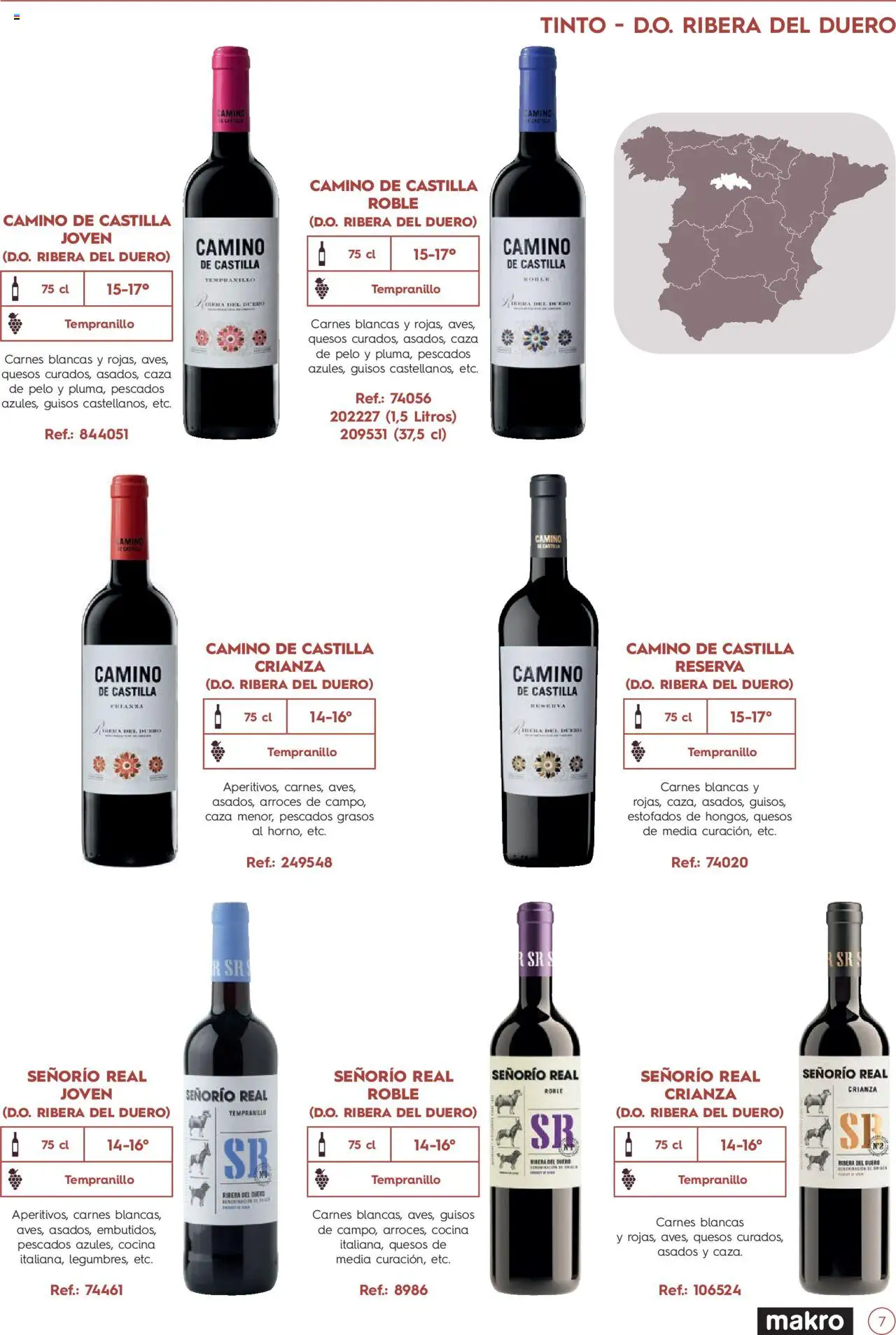 Makro Guia de vinos │ válido desde el 02/01/2025 | Página: 7 | Productos: Cocina