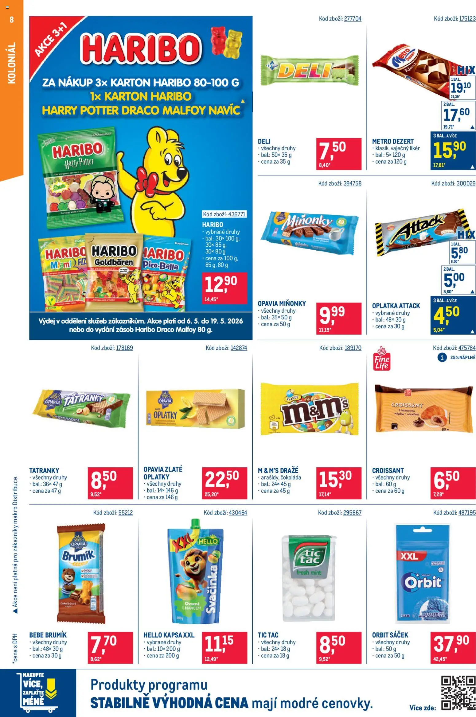 Makro leták - Maloobchod od 06.05.2026 | Strana: 8 | Produkty: Likér, Tác, Croissant, Brumik
