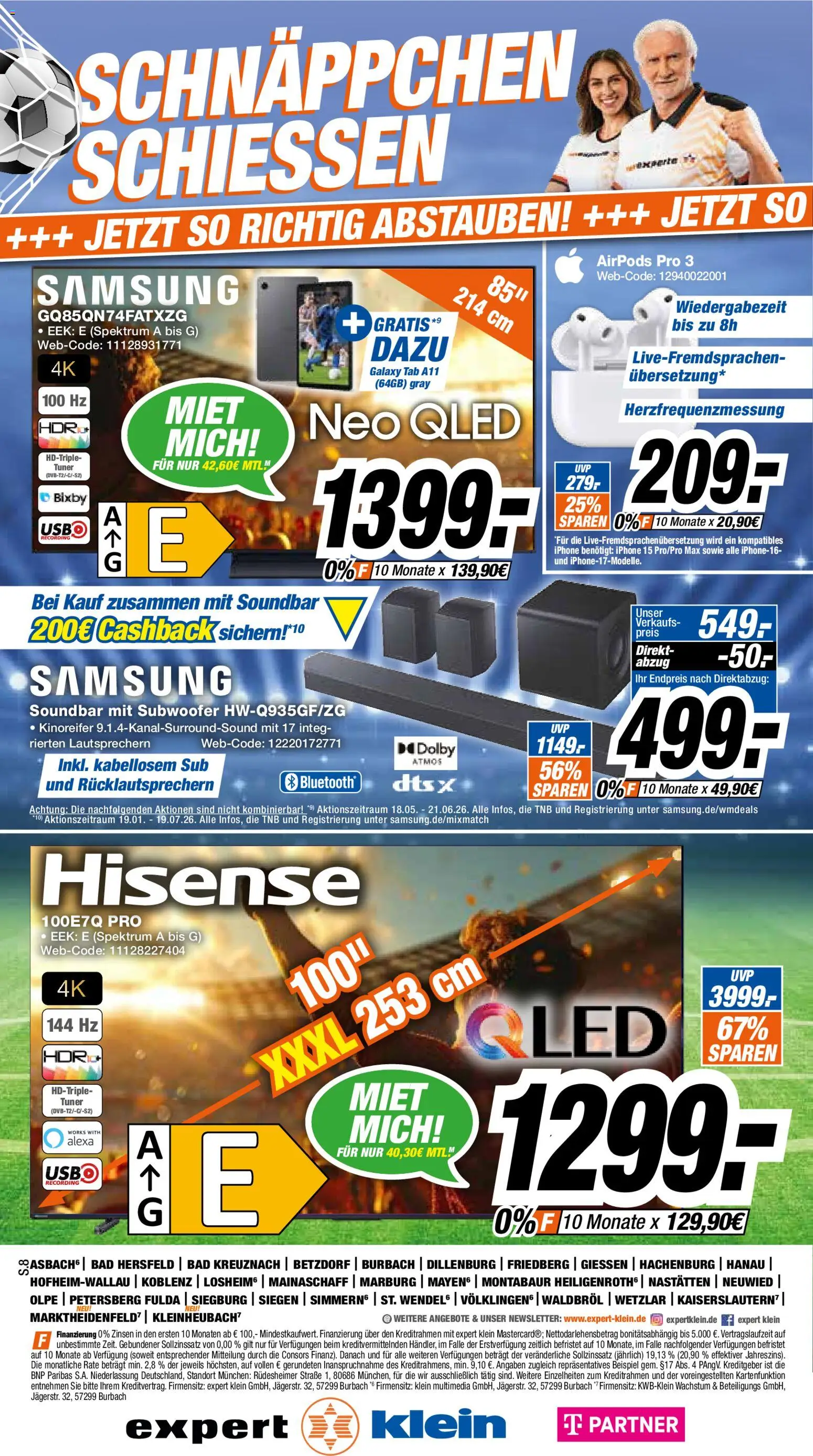 Expert - Giessen – gültig ab 15.06.2026 | Seite: 8 | Produkte: Hisense, Bad, Airpods, Samsung