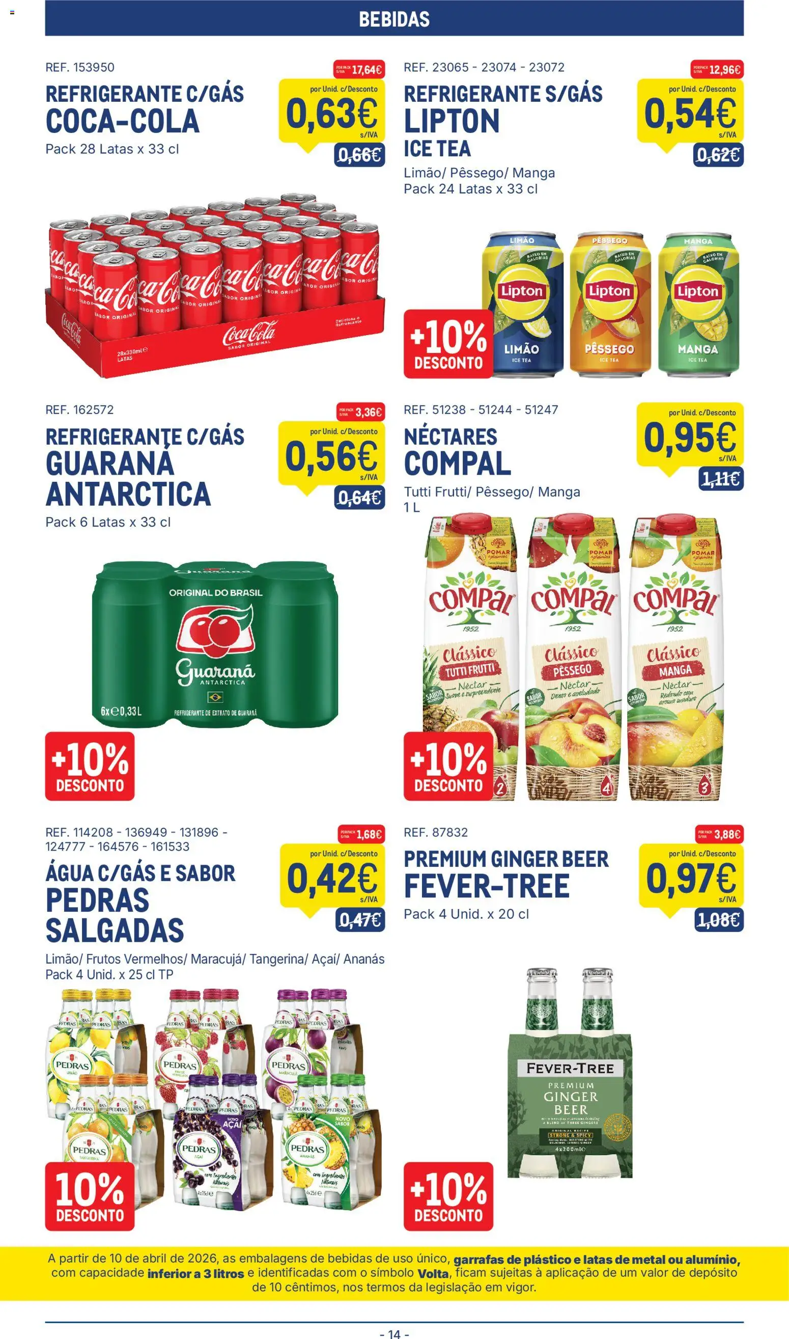 Makro folheto │ válido de 05.05.2026 | Página: 14 | Produtos: Agua, Refrigerante, Açai