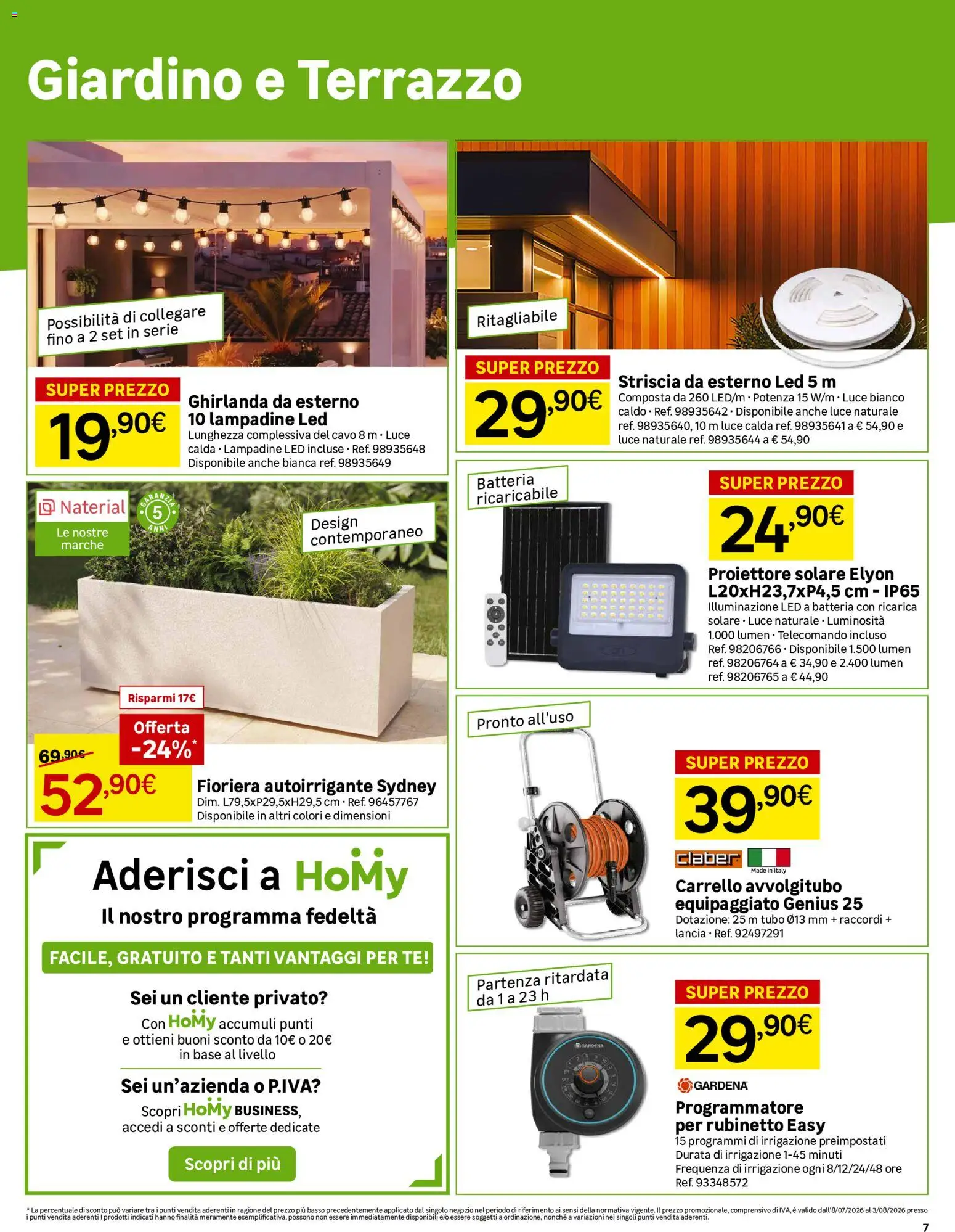 Volantino Leroy Merlin del 08/07/2026 | Pagina: 7 | Prodotti: Telecomando, Tubo, Carrello, Batteria