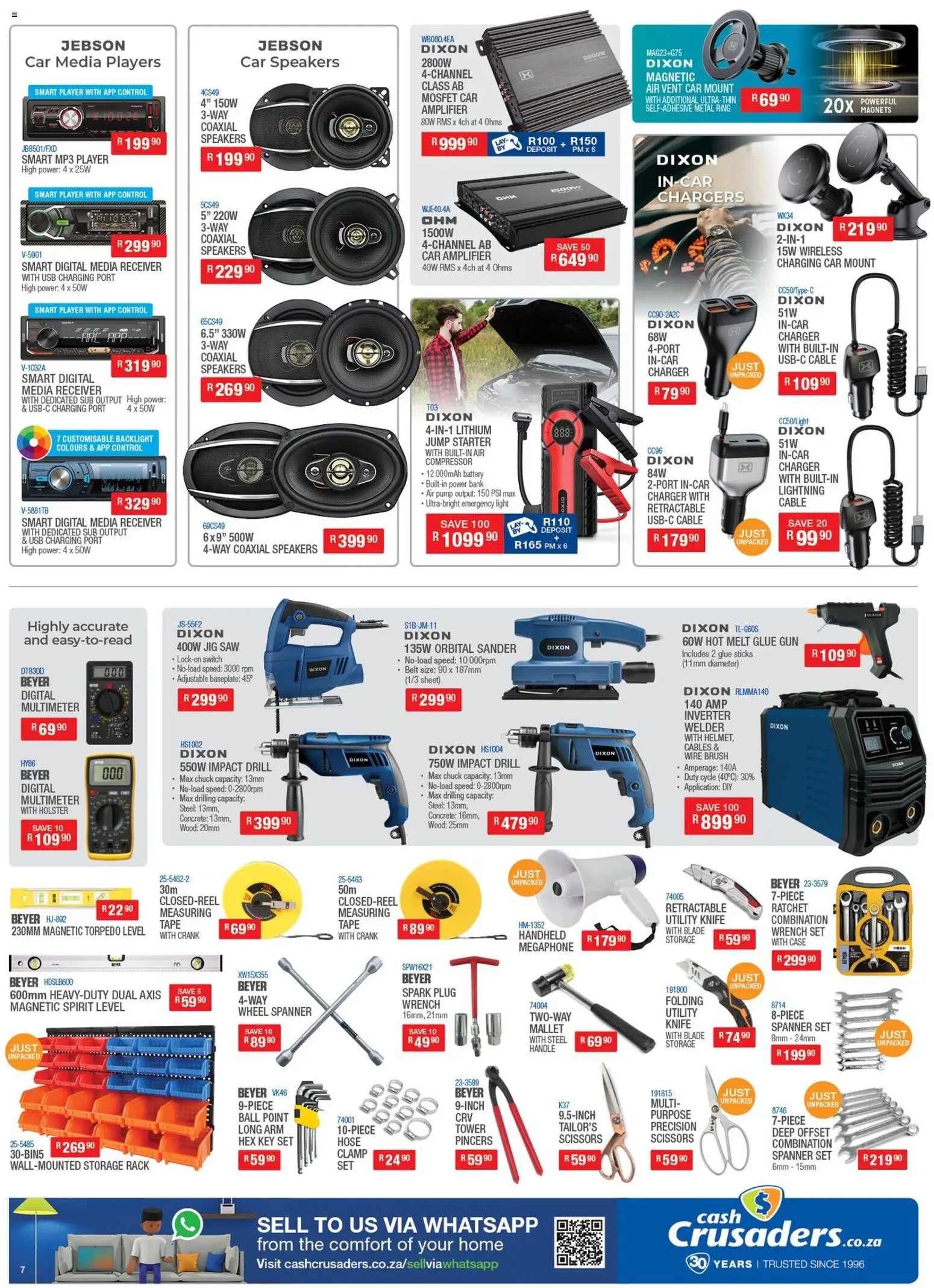 New Cash Crusaders catalogue – valid from 20.03.2026 | Page: 7 | Products: MP3, Cable, USB, Drill