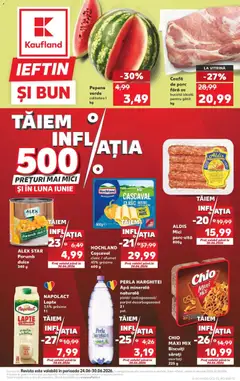 Ofertele Kaufland valabile de la 24.06.2026