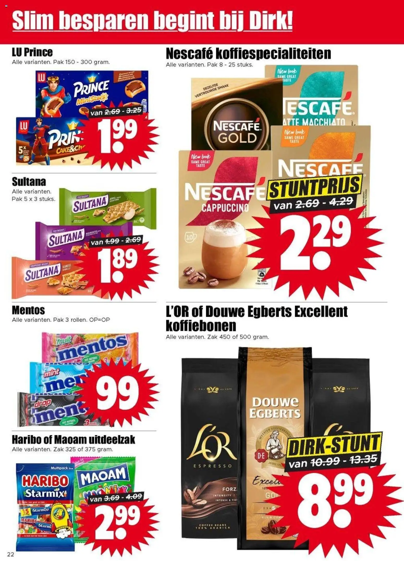 {H1} | Pagina: 18 | Producten: Zak, Fruit, Kaneel, Nescafe