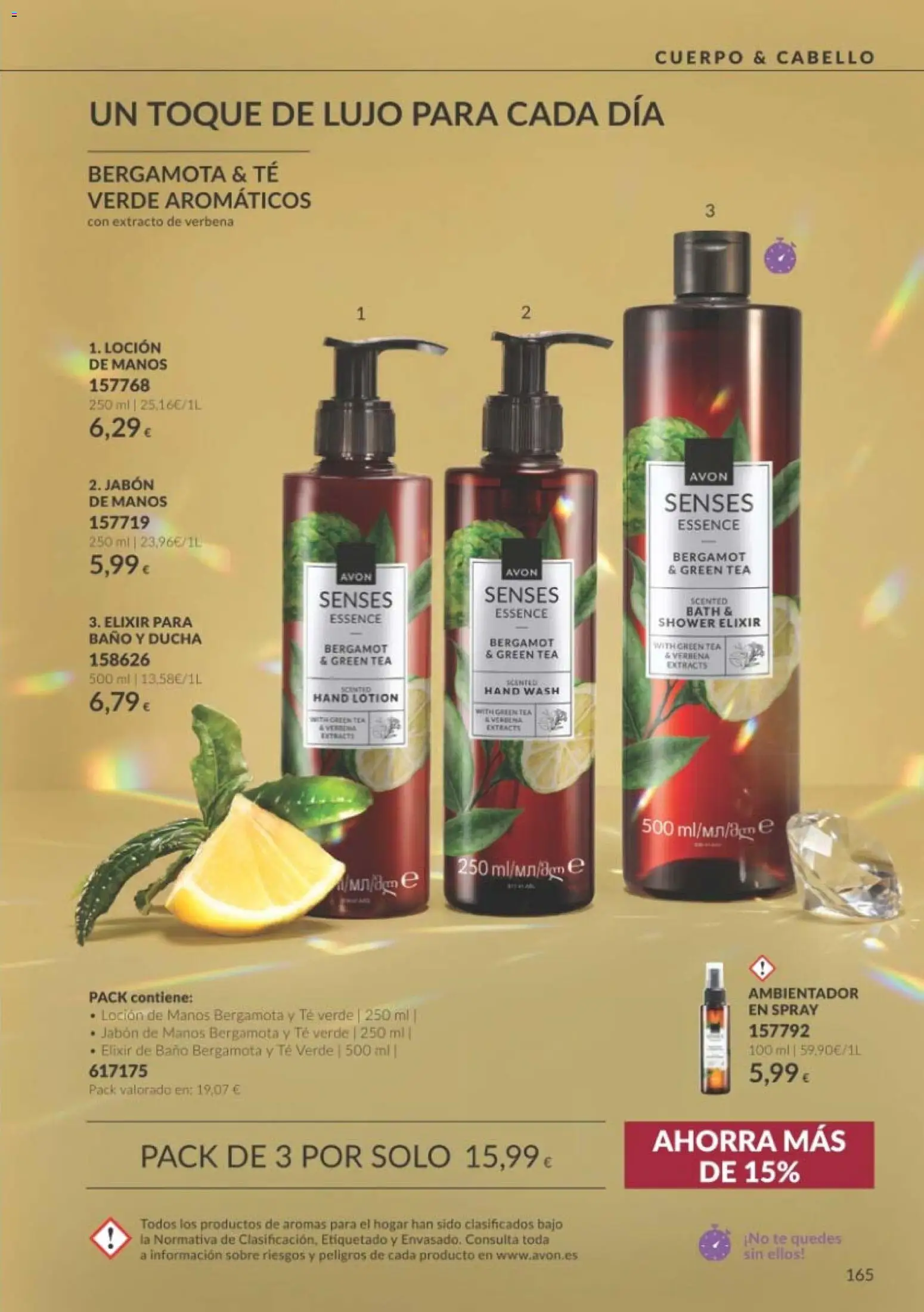 Catálogo AVON Black Friday │ válido desde el 01/11/2026 | Página: 165 | Productos: Jabón, Té, Baño, Ducha