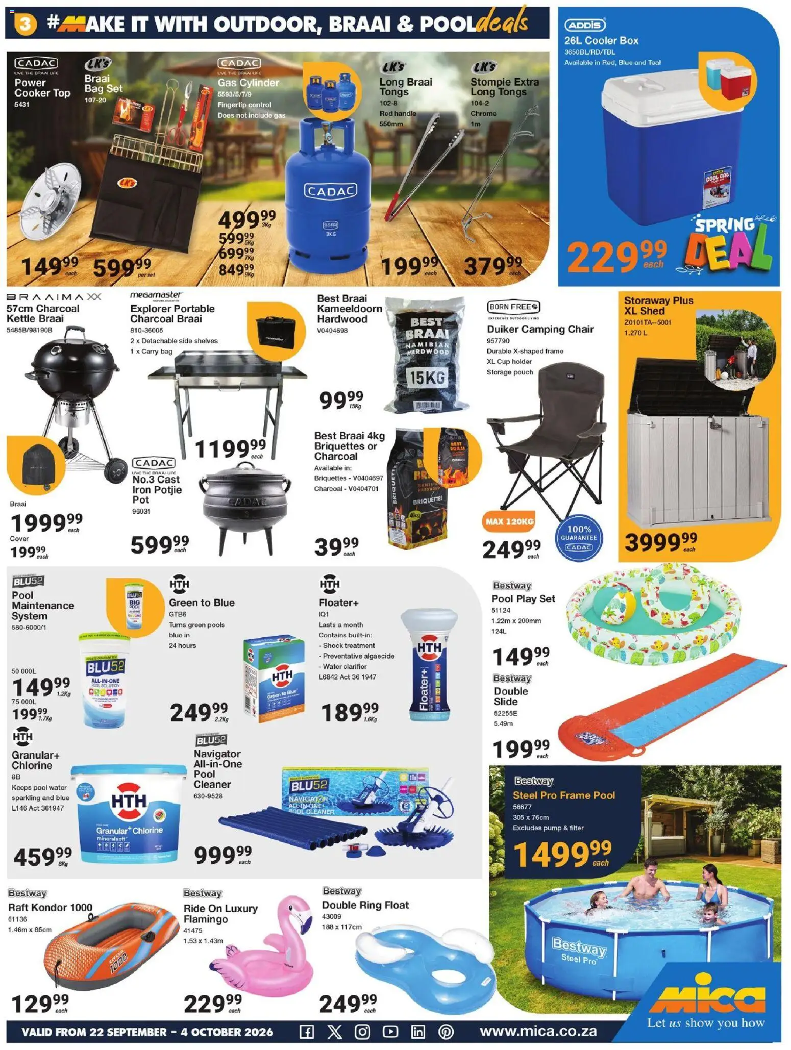 New MICA catalogue – valid from 22/09/2026 | Page: 3 | Products: Cover, Kettle, Chair, Water