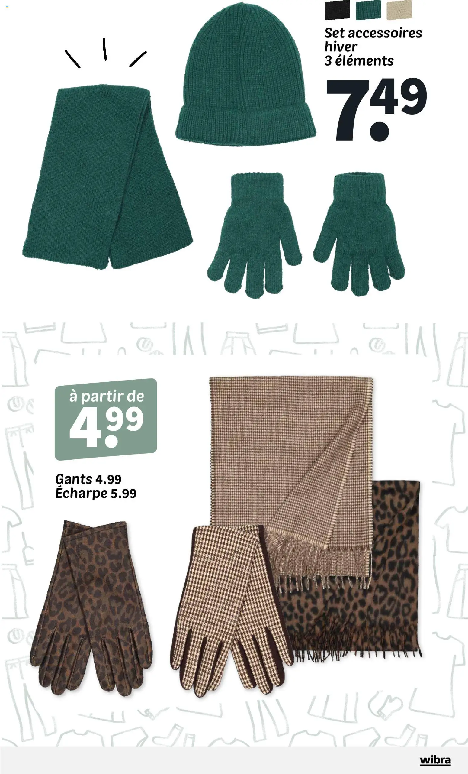 {H1} | Page: 23 | Produits: Bonnet, Écharpe, Gants