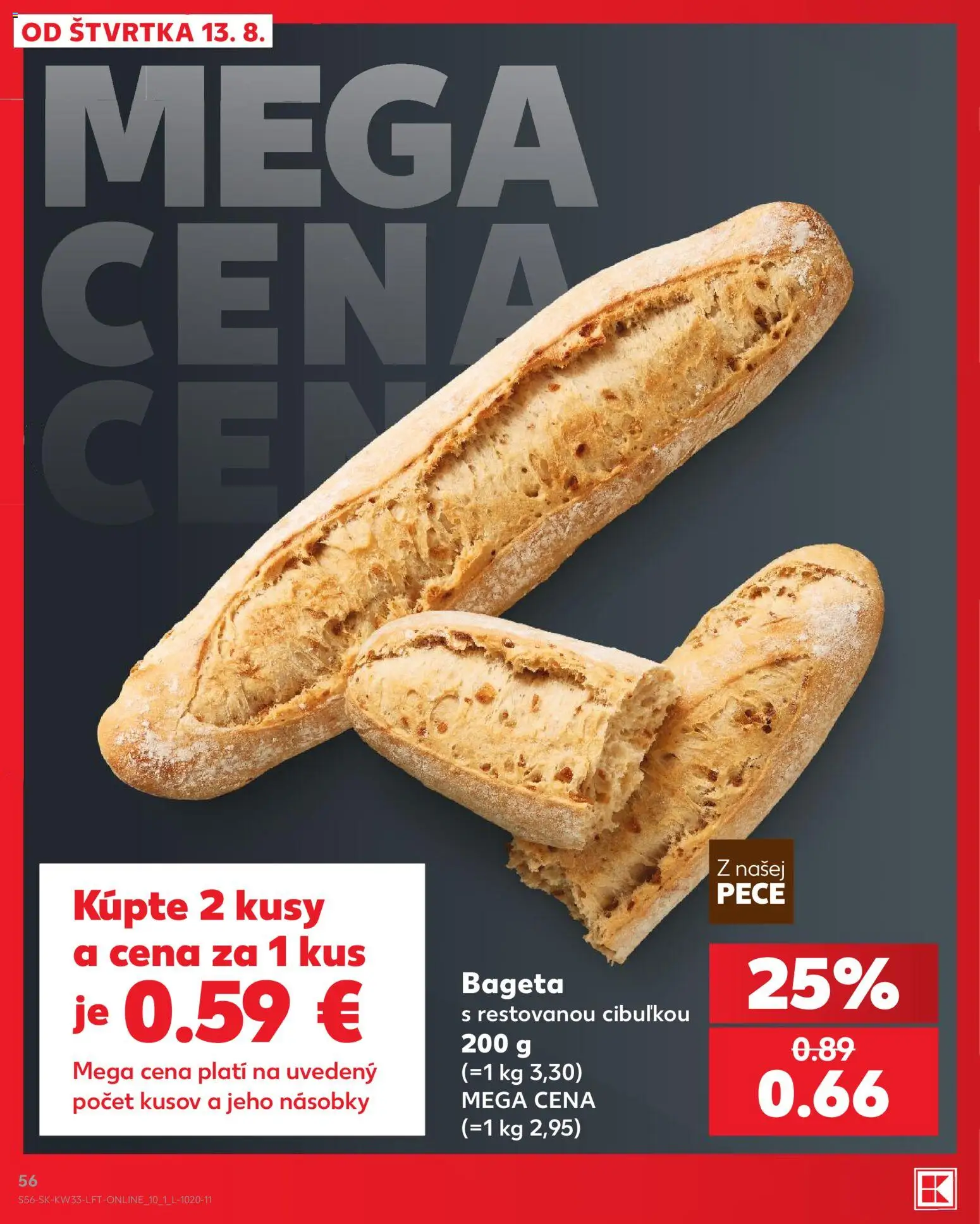 Nové Kaufland akcie – leták je platný od 13.08.2026 | Strana: 56