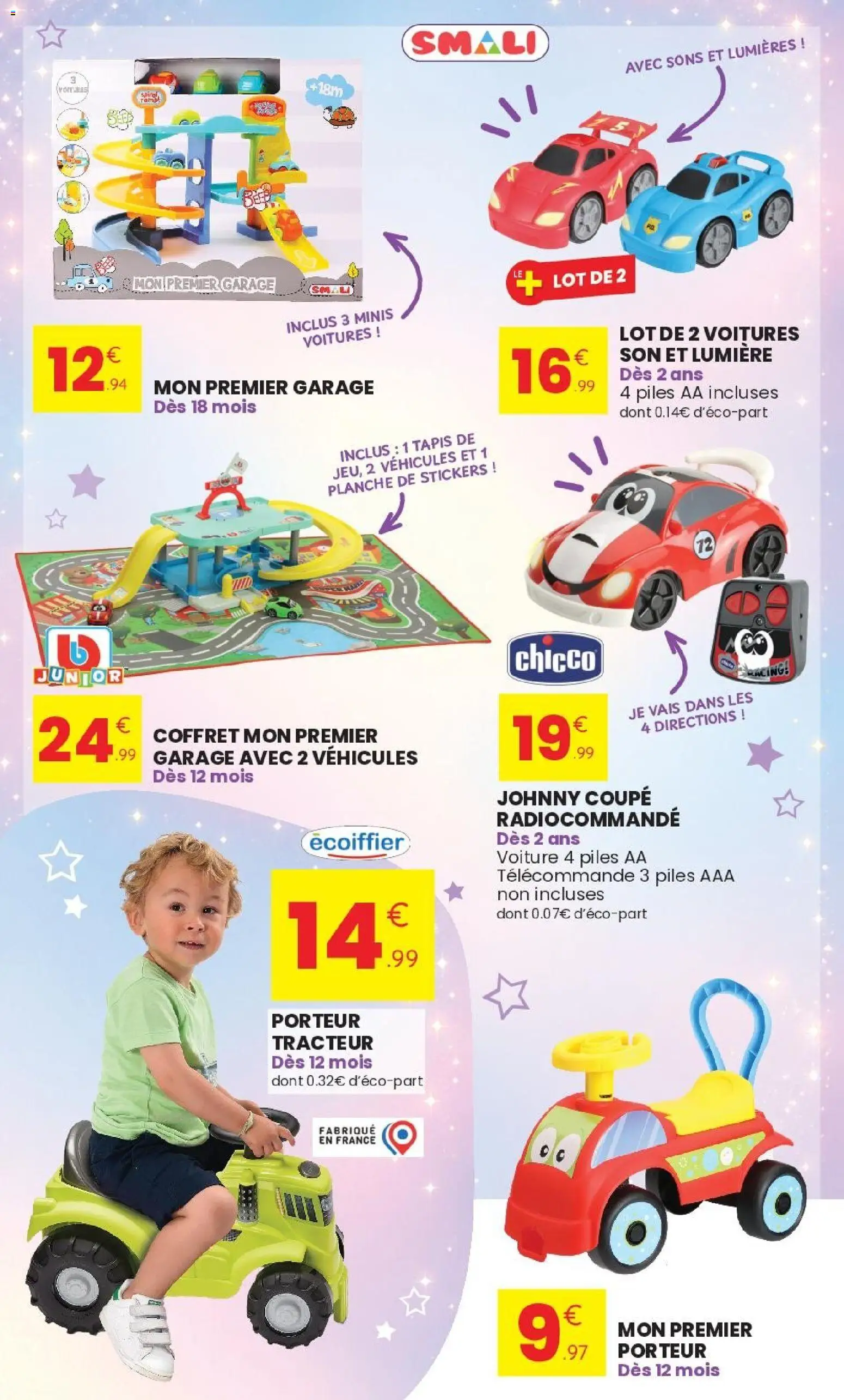 {H1} | Page: 14 | Produits: Piles AA, Tracteur, Tapis, Piles