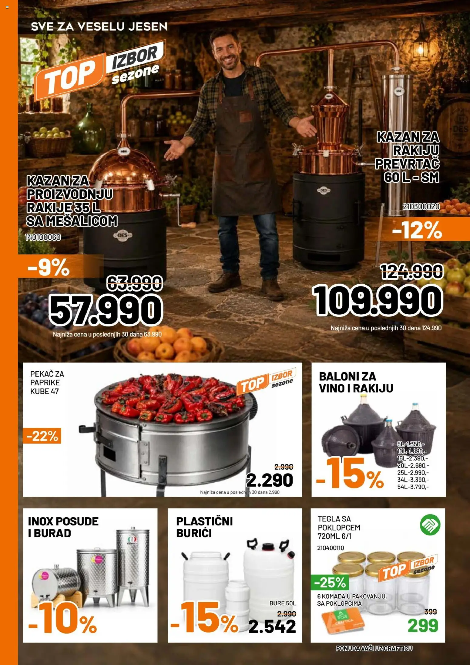 Crafter katalog - važi od 02.09.2026 | Strana: 3 | Proizvode: Posuđe, Vino, Tegla, Pekač
