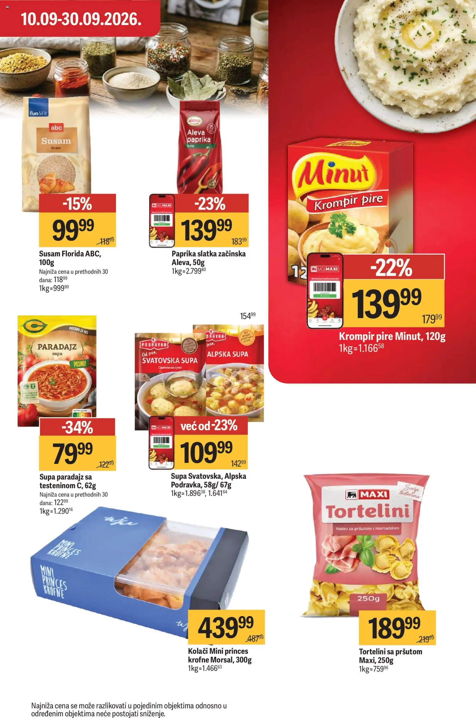 Maxi katalog - važi od 10.09.2026 | Strana: 19 | Proizvode: Krompir, Paprika, Pire, Paradajz