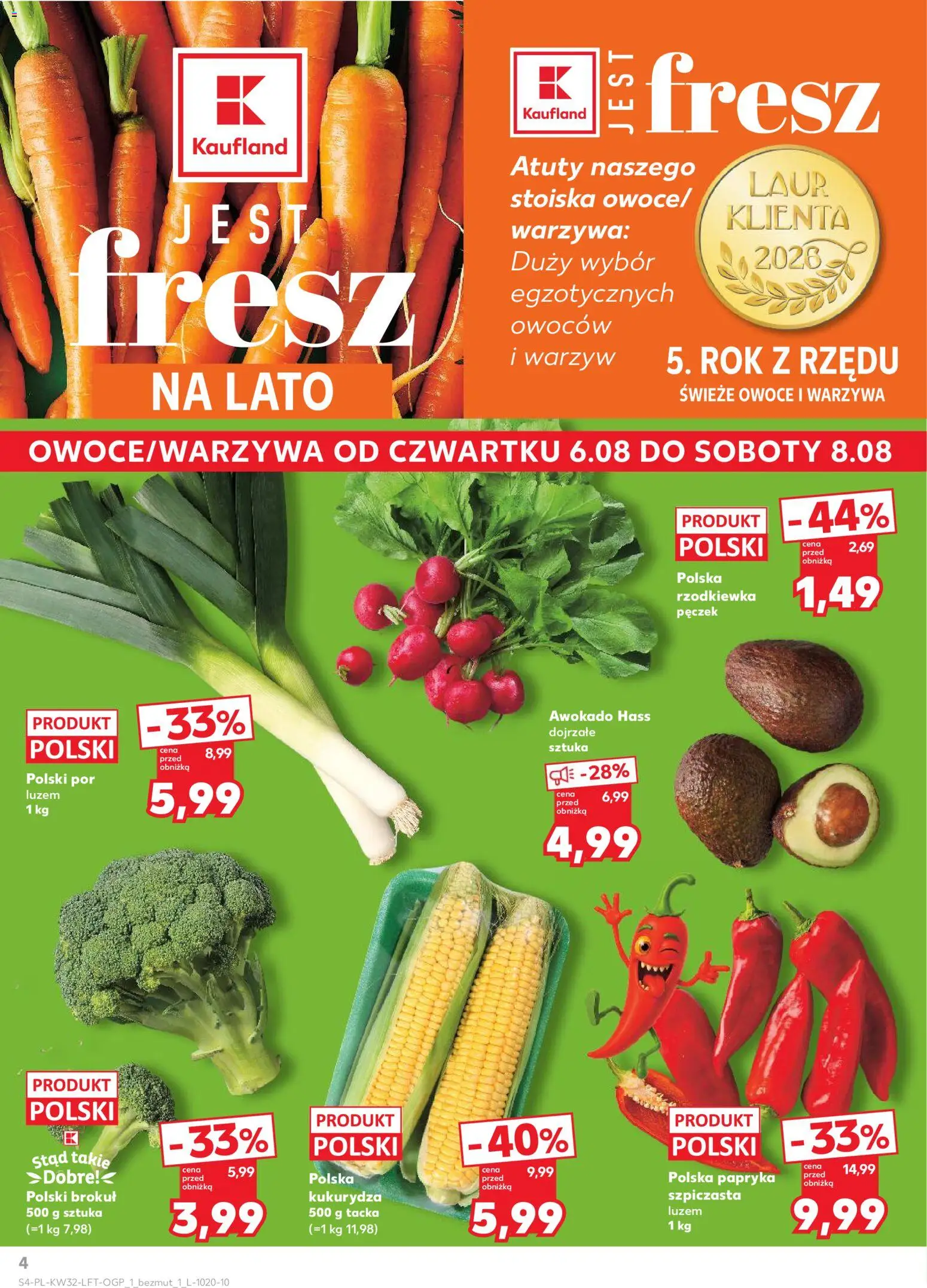 Kaufland Polsko leták od 06.08.2026 | Strana: 4