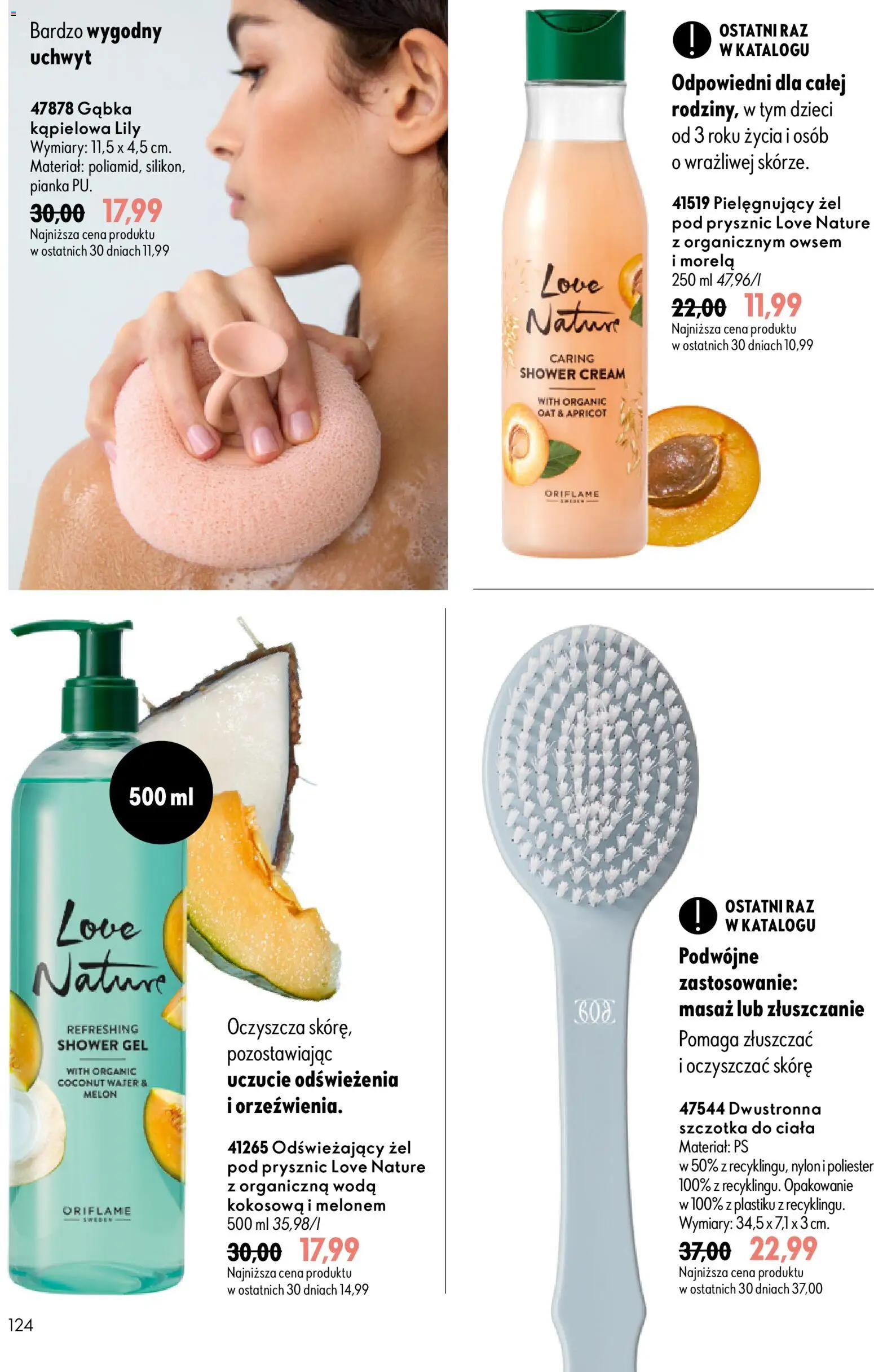 Oriflame Katalog 13 2026 od 09.09.2026 | Strona: 124 | Produkty: Melon, Prysznic, Szczotka, Woda