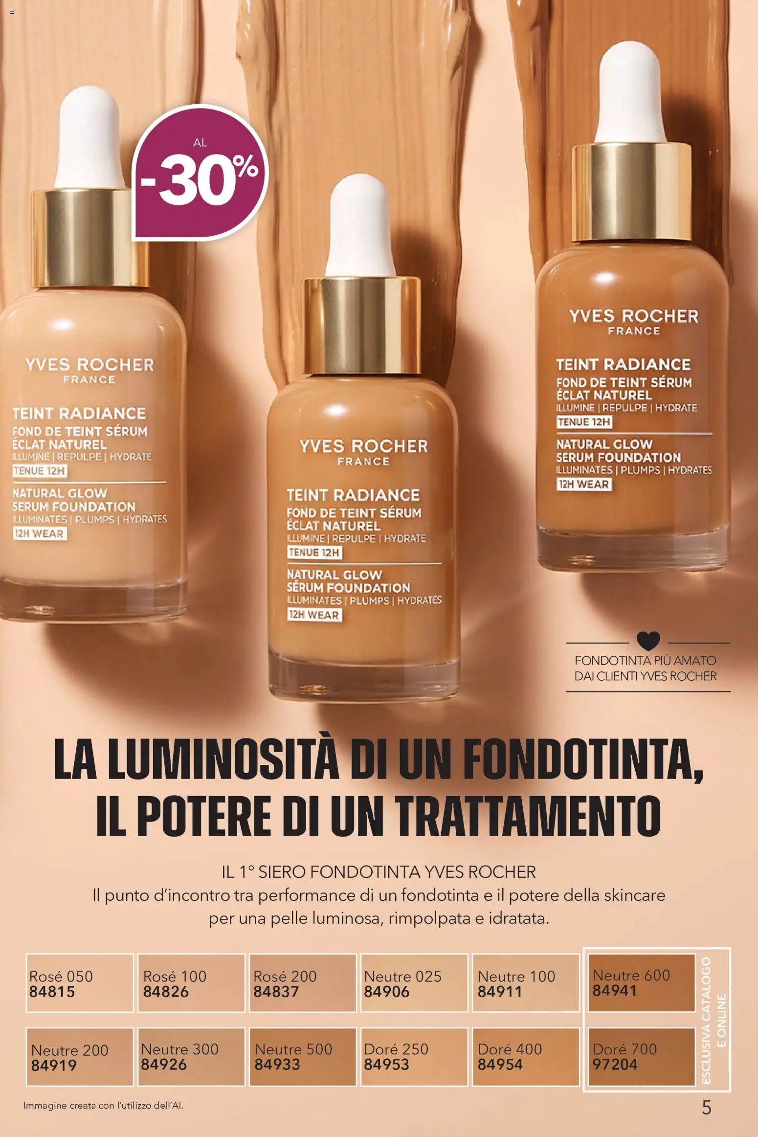 Volantino Yves Rocher del 20/10/2026 | Pagina: 5 | Prodotti: Fondotinta
