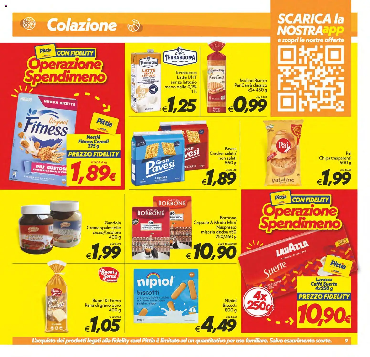 Volantino SuperConveniente del 22/09/2026 | Pagina: 9 | Prodotti: Crema, Caffè, Cereali, Lavazza