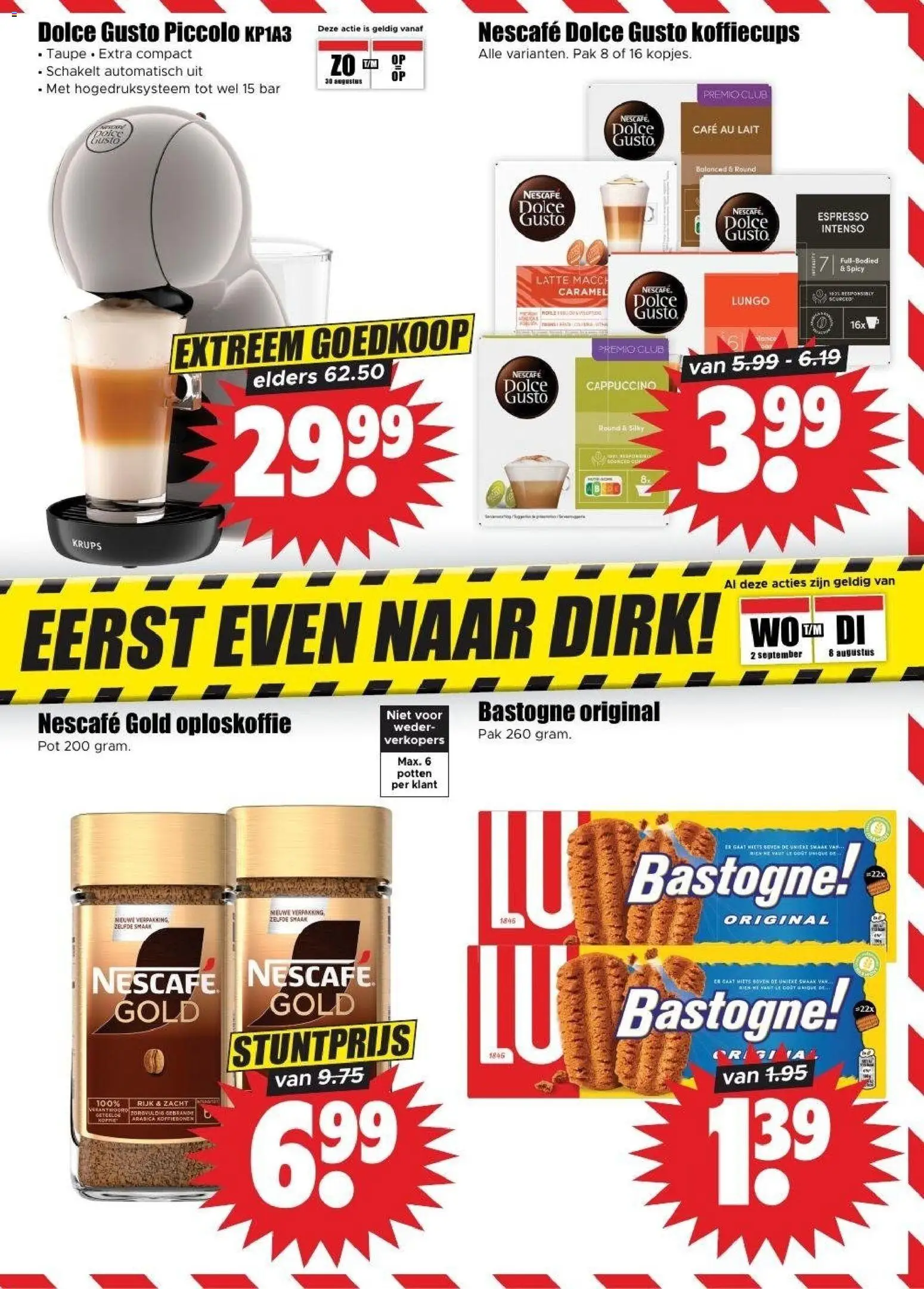 {H1} | Pagina: 15 | Producten: Koffiebonen, Oploskoffie, Nescafe, Cappuccino