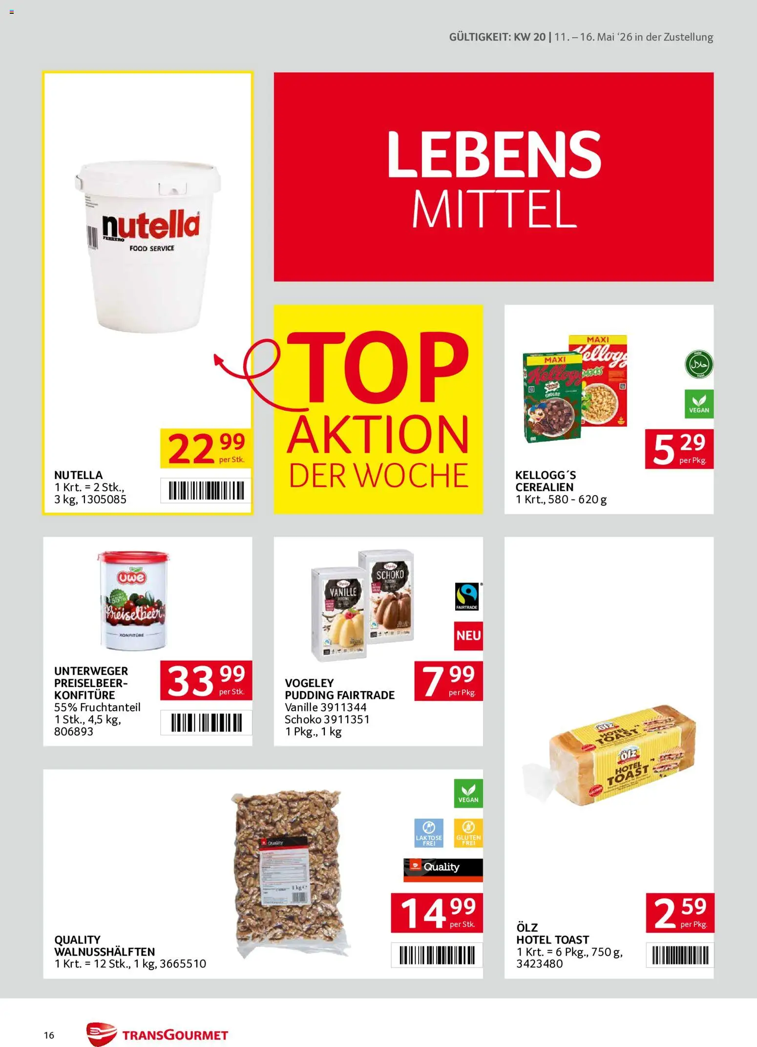 Transgourmet Zustellaktion gültig ab 11.05.2026 | Seite: 16