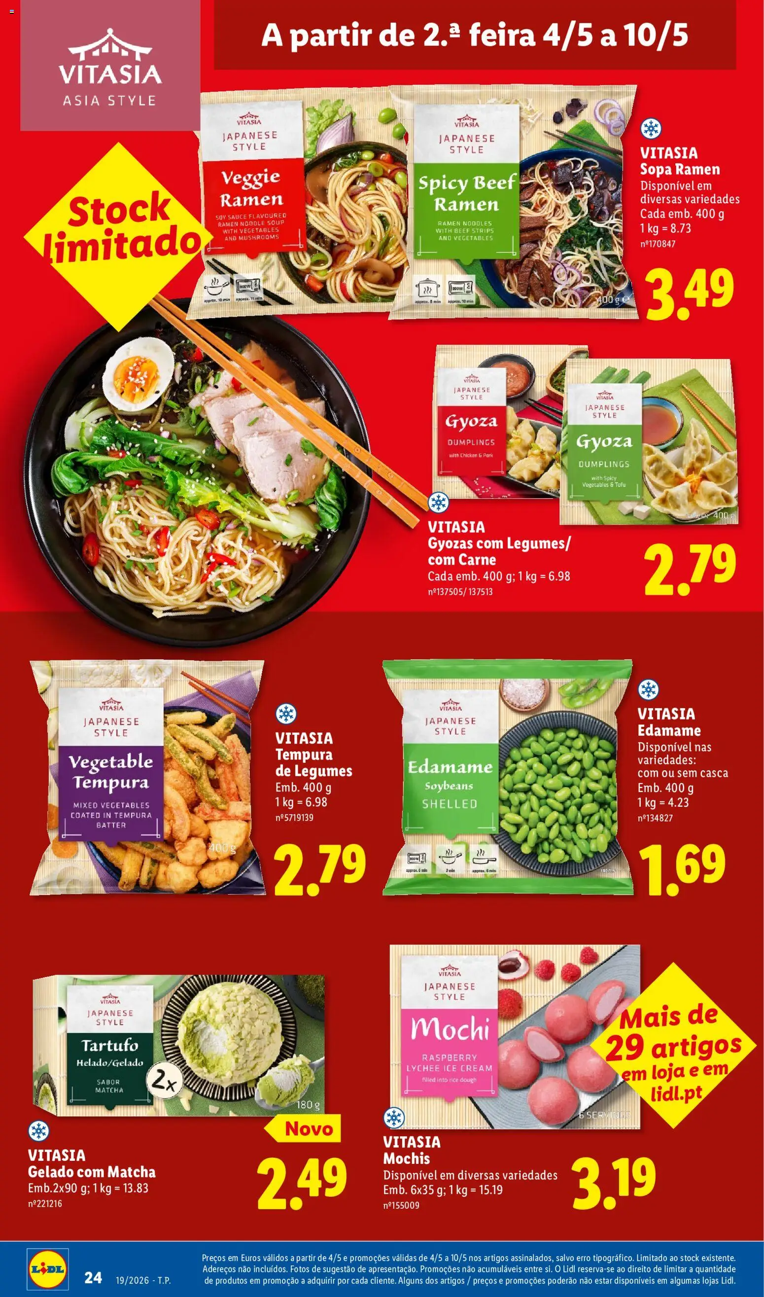 Lidl folheto │ válido de 04.05.2026 | Página: 24 | Produtos: Gelado, Matcha, Sopa, Carne