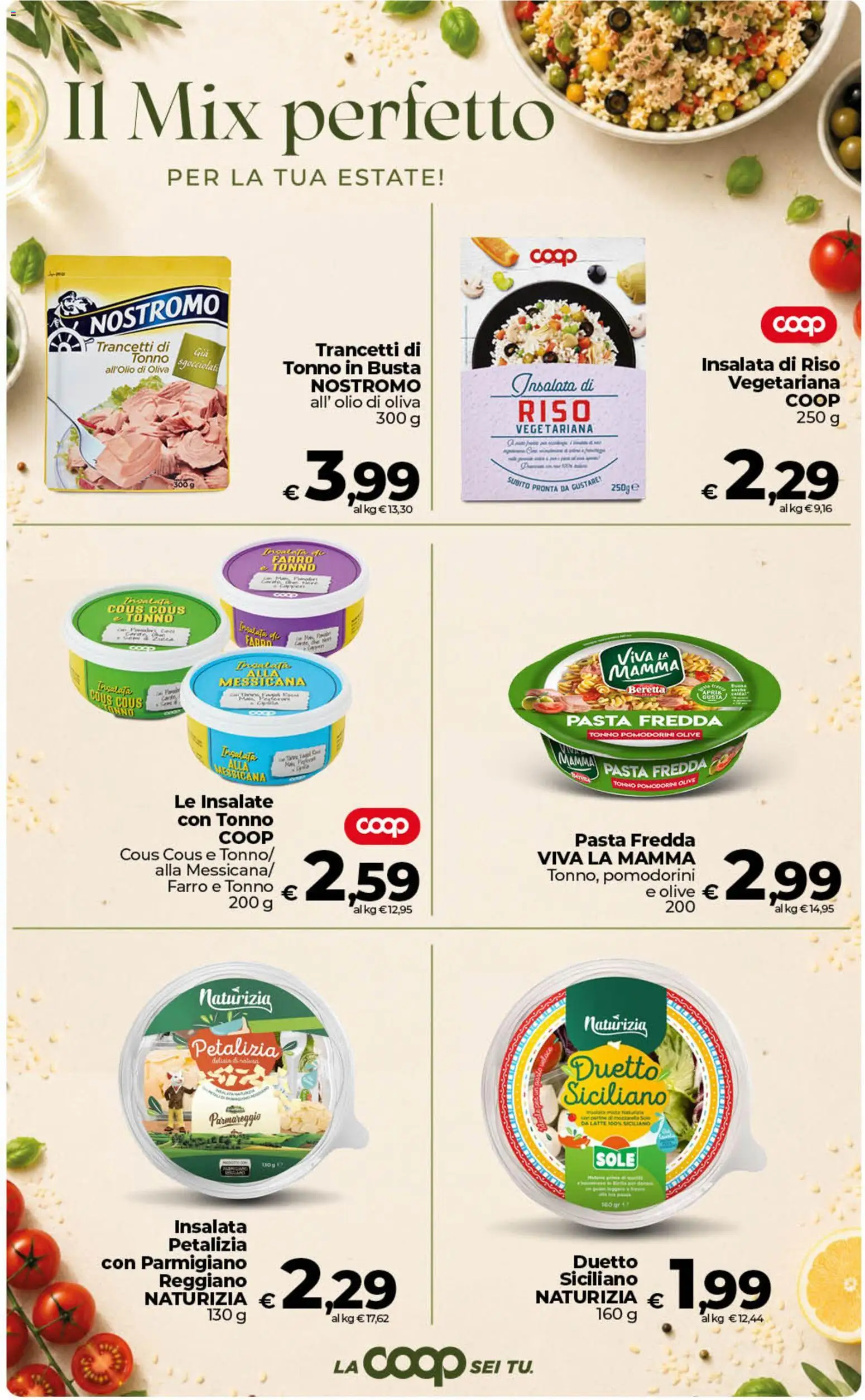 Volantino COOP del 10/07/2026 | Pagina: 25 | Prodotti: Pomodorini, Insalata, Olio, Insalata di riso