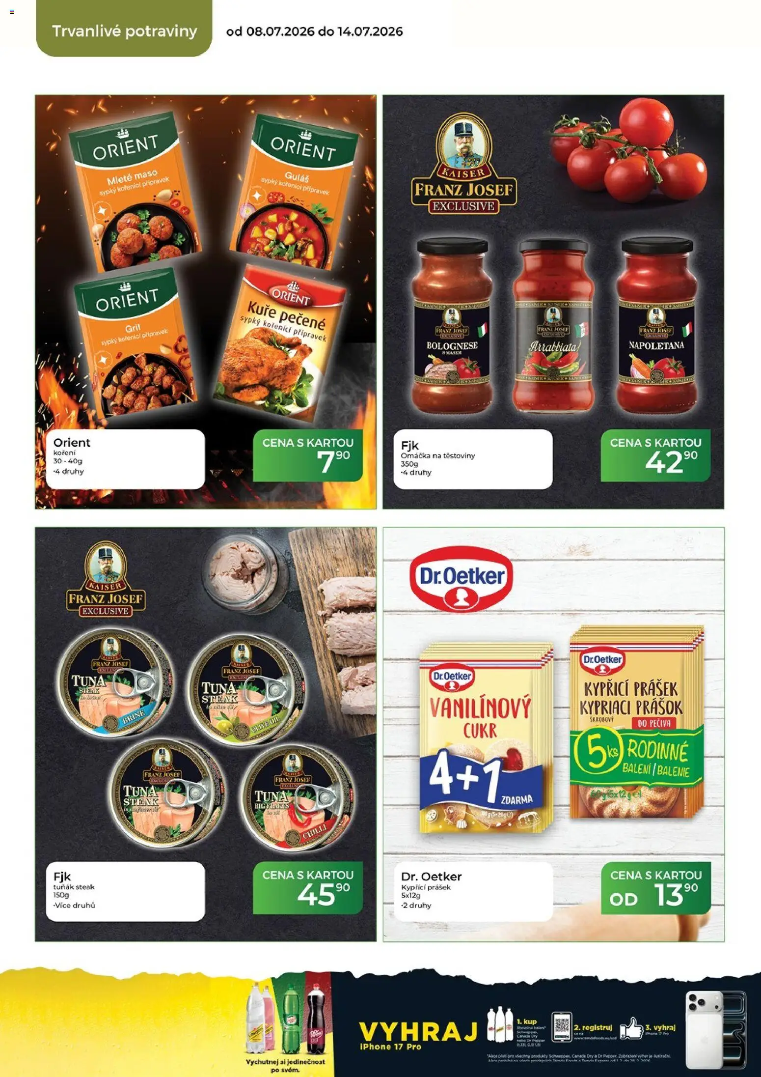 Tamda Foods leták od 08.07.2026 | Strana: 42 | Produkty: Koření, Mleté maso, Kuře, Tuňák steak