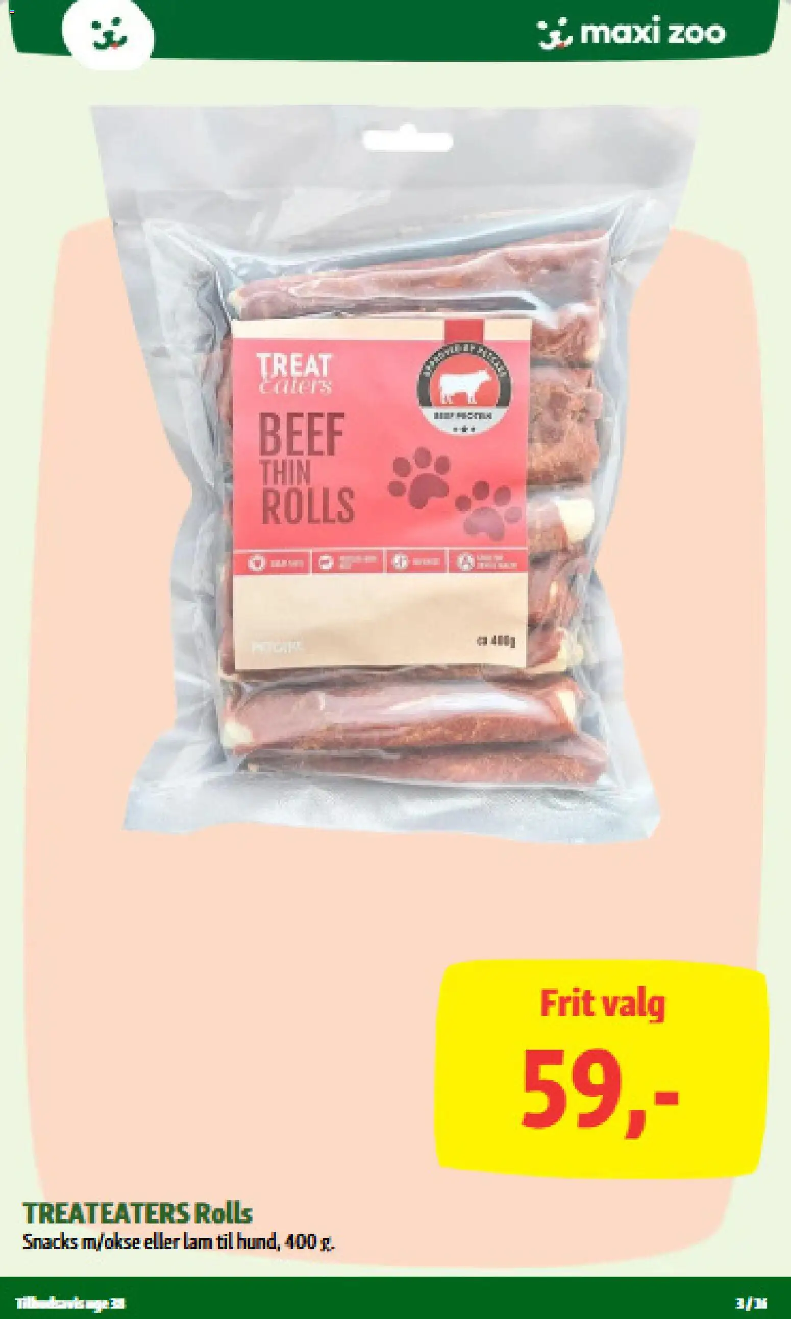 Maxi Zoo tilbudsavis – gyldig fra 14/09/2026 | Side: 3 | Produkter: Snacks