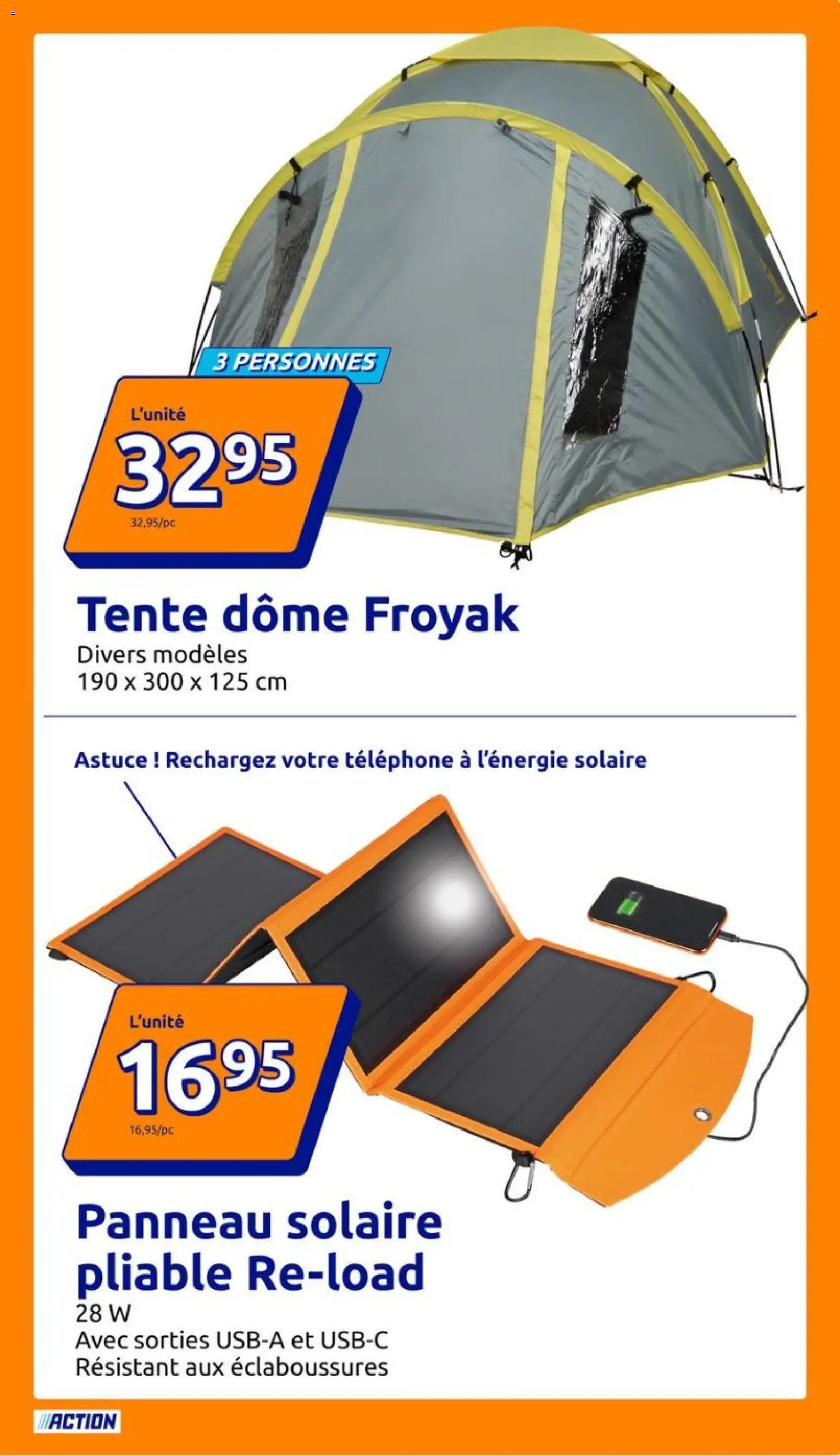 {H1} | Page: 13 | Produits: Téléphone, Tente, Panneau solaire